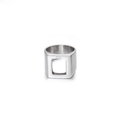 Other Fashion Square Cutout Men's Ring Size ONE SIZE - 5 Thumbnail