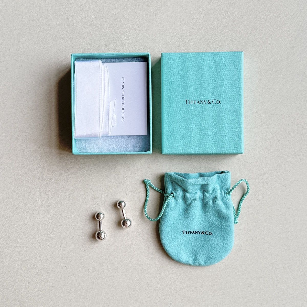 Tiffany & Co. Tiffany & Co. Barbell Cufflinks Size ONE SIZE - 4 Thumbnail