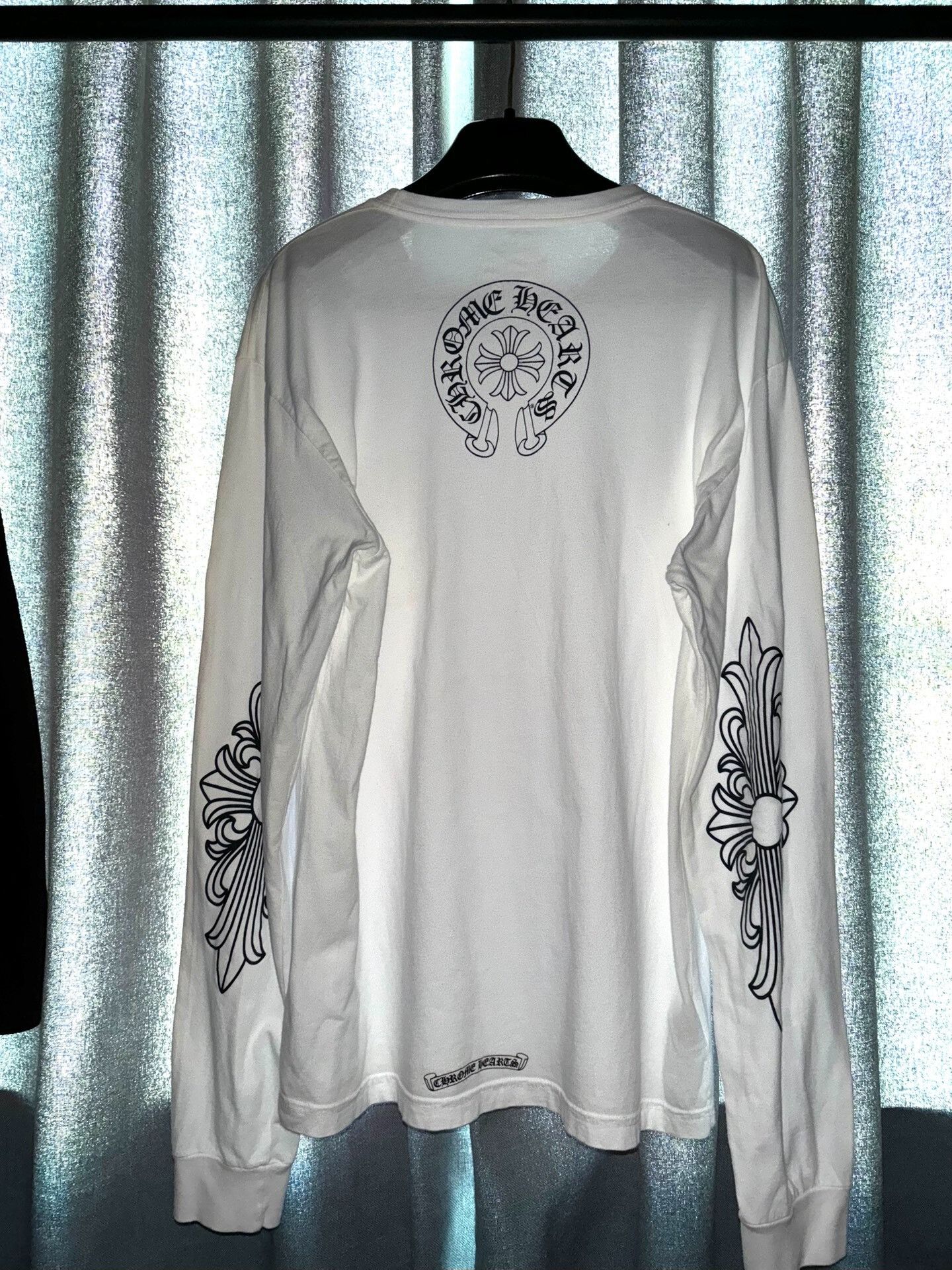 Chrome Hearts chrome hearts white long sleeve sweatshirt Size US L / EU 52-54 / 3 - 1 Thumbnail