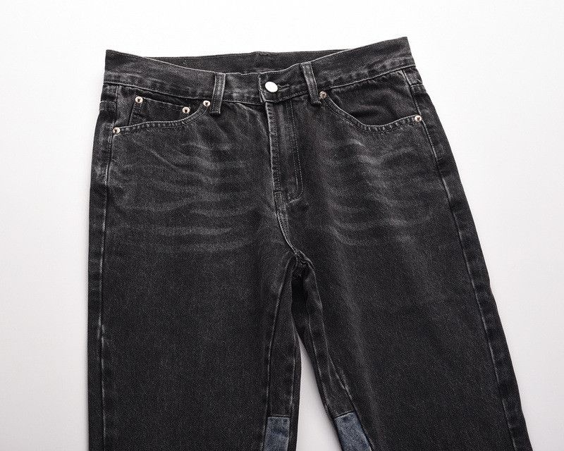 Japanese Brand × Jean High street washed loose stitching flared jeans y2k Size US 32 / EU 48 - 3 Thumbnail