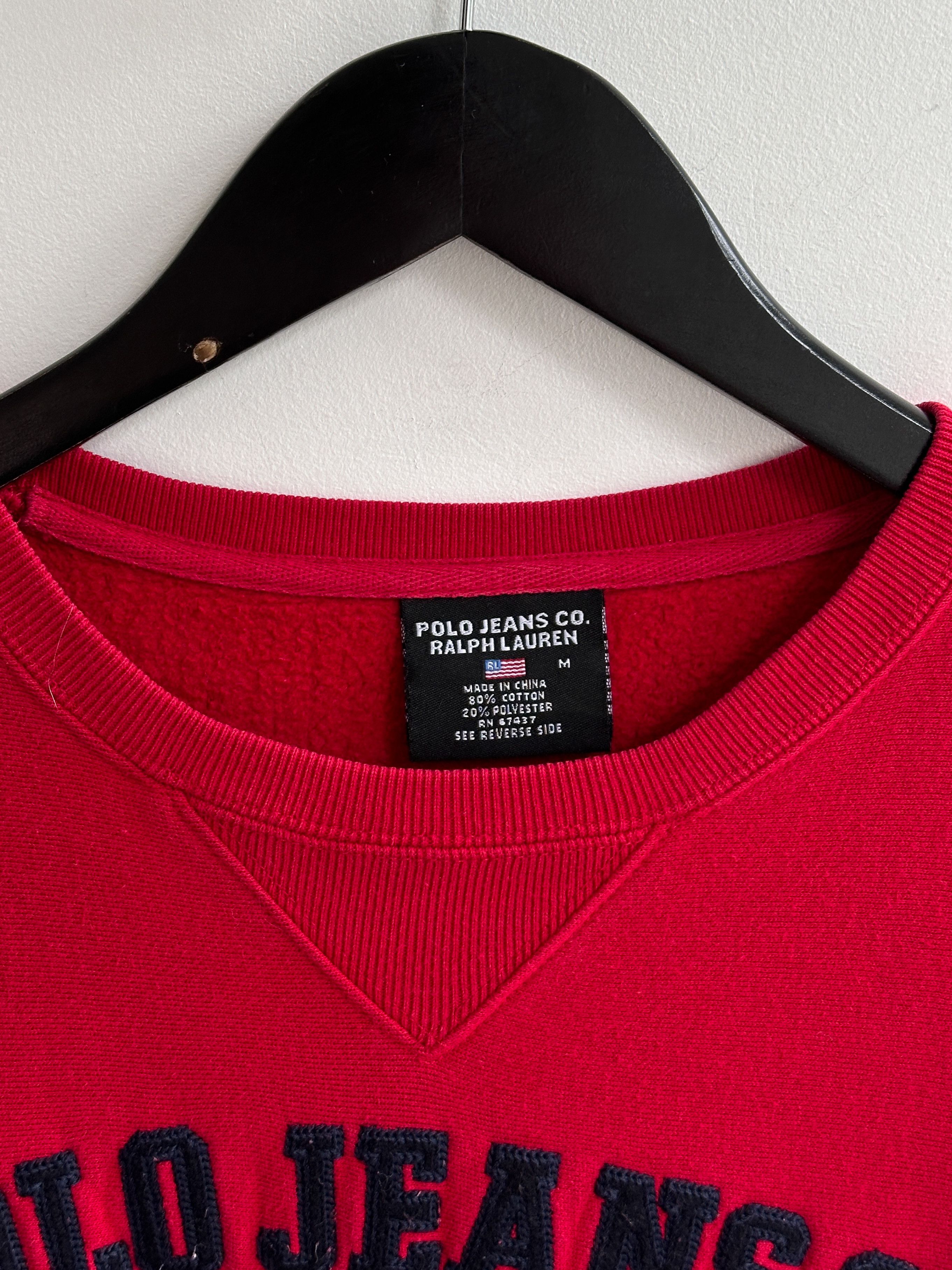 Polo Ralph Lauren Vintage Polo Jeans Ralph Lauren Sweatshirt Pullover Size M / US 6-8 / IT 42-44 - 3 Thumbnail
