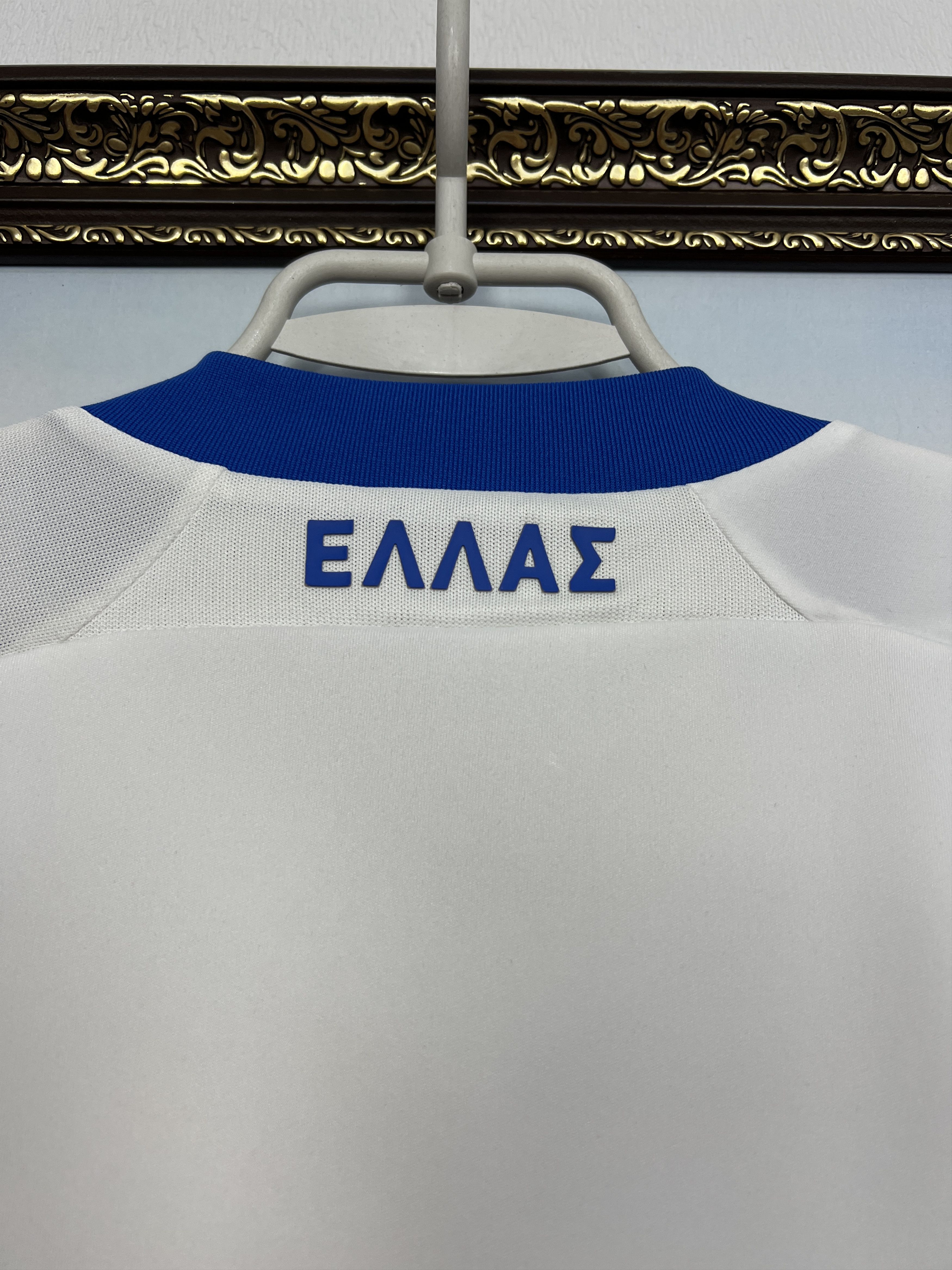 Adidas Greece Home football shirt Soccer Jersey National Trikot Size US XL / EU 56 / 4 - 10 Thumbnail