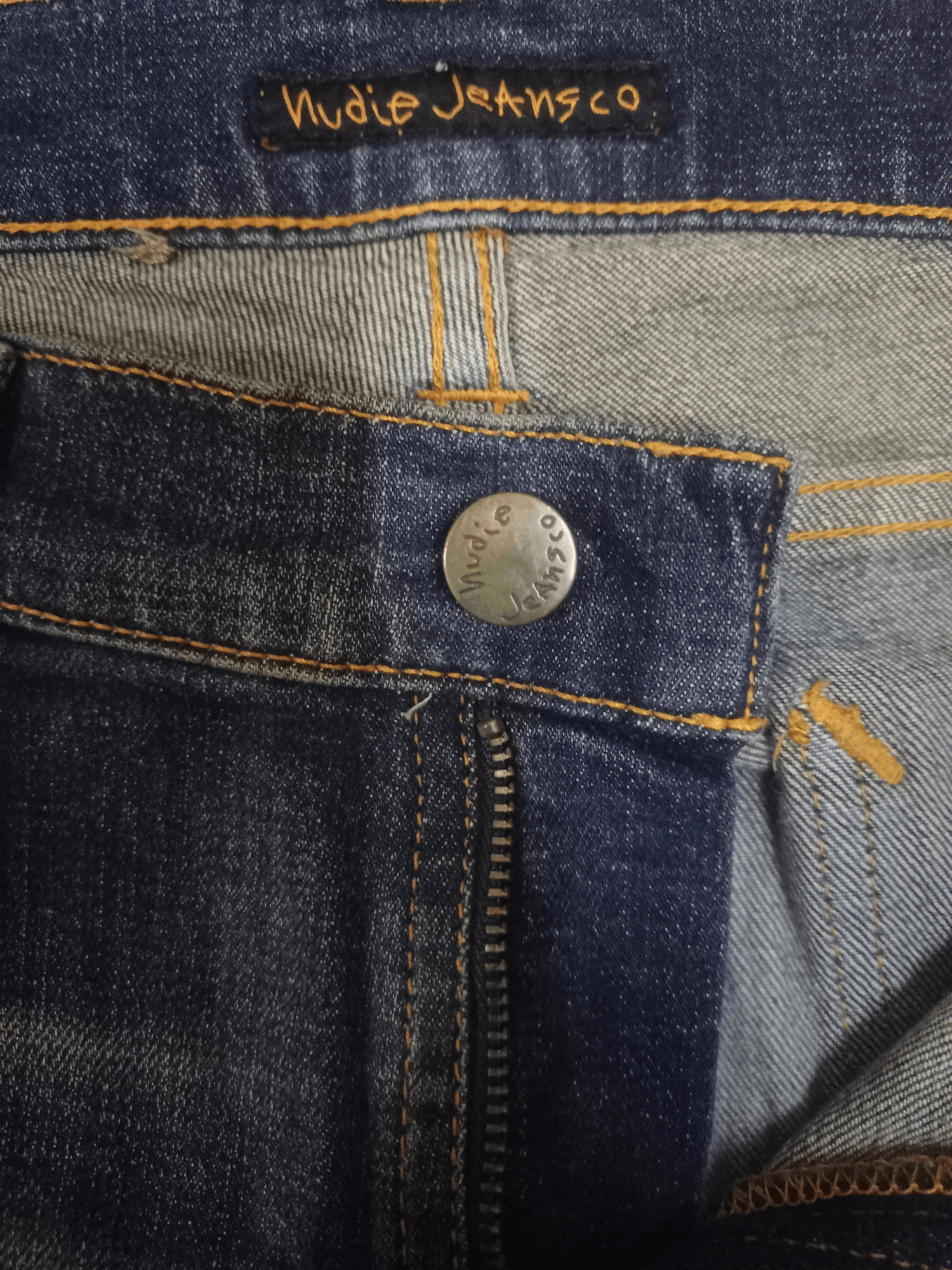 Nudie Jeans Vintage Nudie Mud Wash Slim Fit Distressed Jeans Size US 31 - 3 Thumbnail