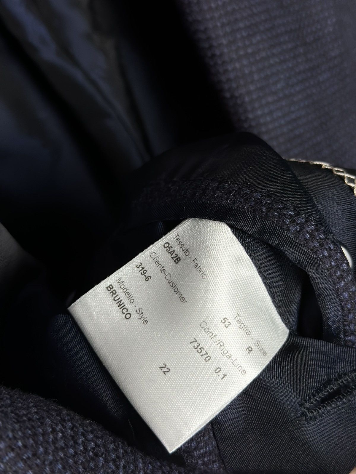Brioni Brioni Brunico Suit Jacket Navy Blue Wool Size 53 R Size 54R - 17 Thumbnail