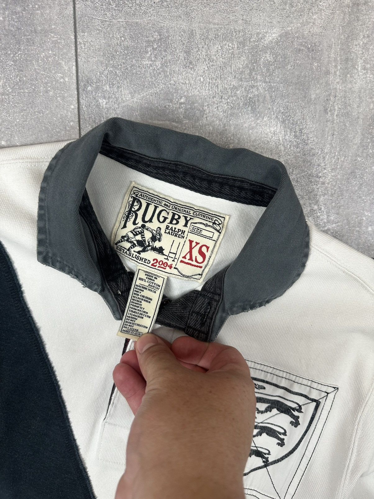 Polo Ralph Lauren Polo Ralph Lauren Rugby Jersey 12 Overprint Logo Size US XS / EU 42 / 0 - 7 Thumbnail