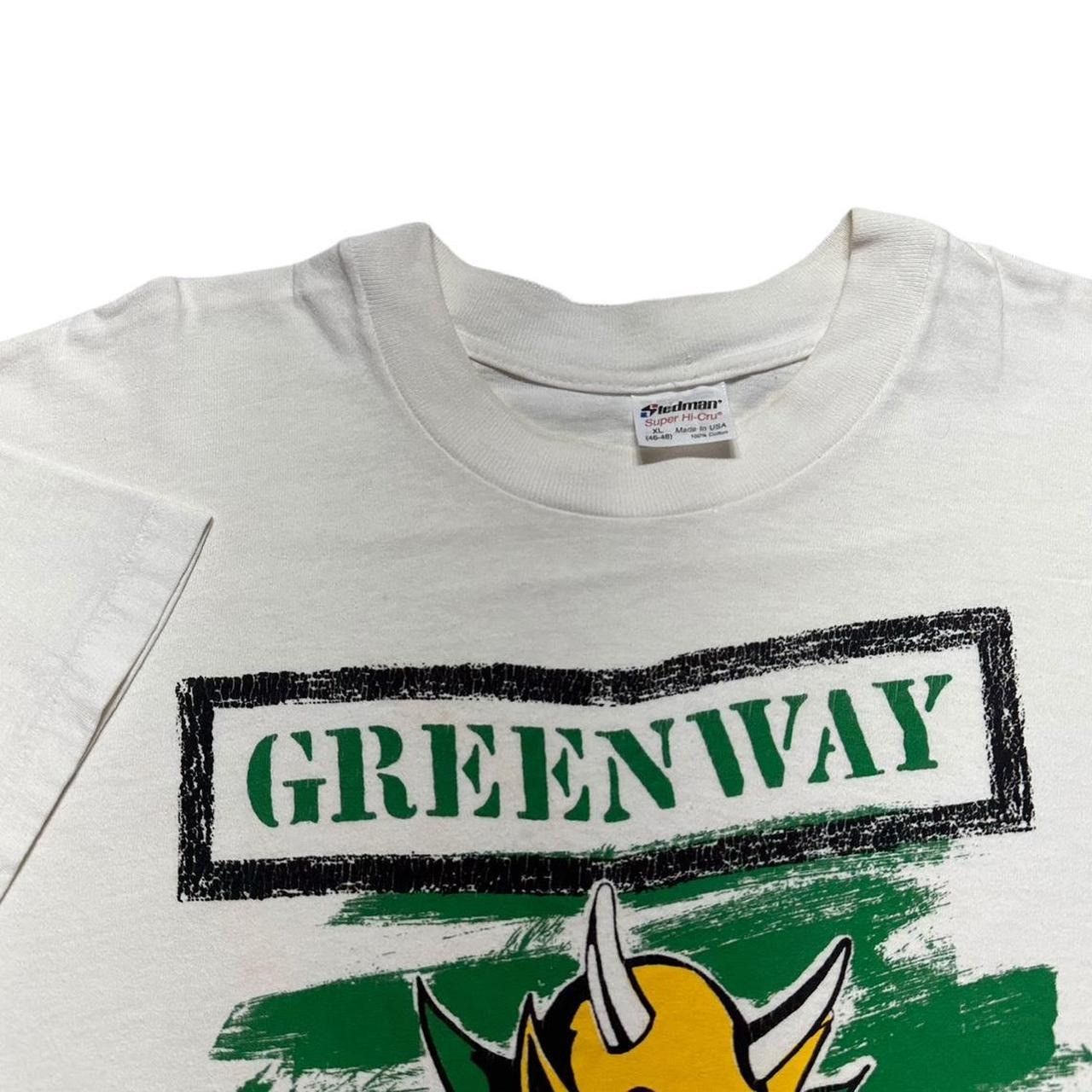 Hanes × NCAA × Vintage Vintage Greenway Demons T-Shirt Size US XL / EU 56 / 4 - 4 Thumbnail