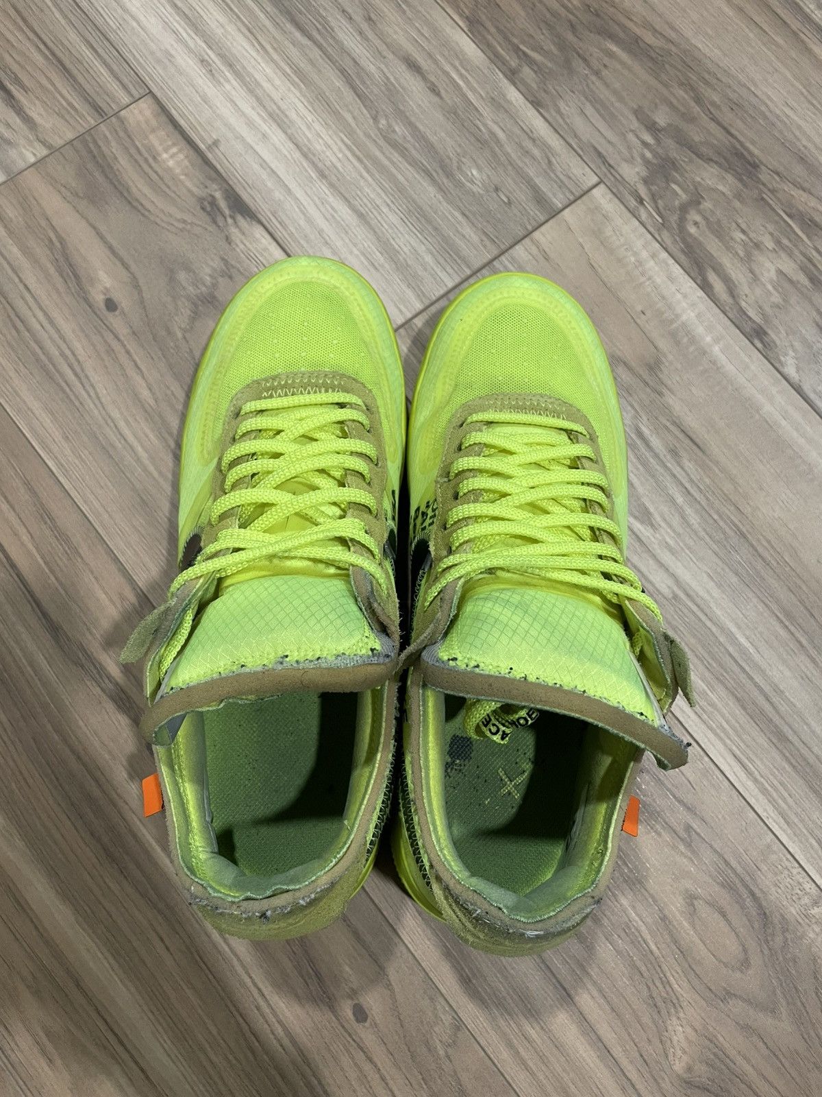 Nike × Off-White Off White x Nike Air Force One ‘Volt’ Size US 9 / EU 42 - 4 Thumbnail