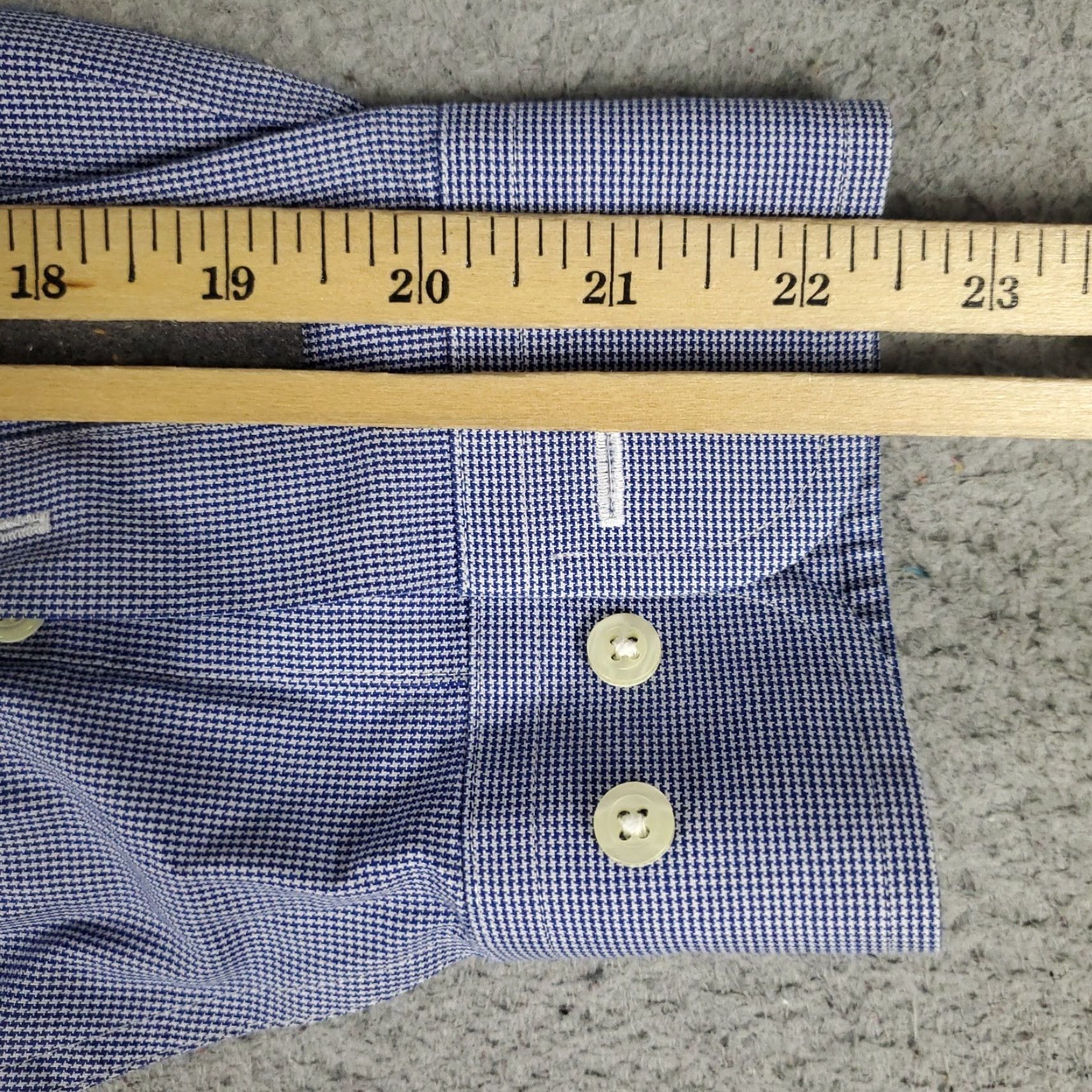 Brooks Brothers Brooks Brothers Shirt Mens 16.5 Blue Dress Button Up Long Sleeve Casual Business Formal Size 42R - 6 Thumbnail