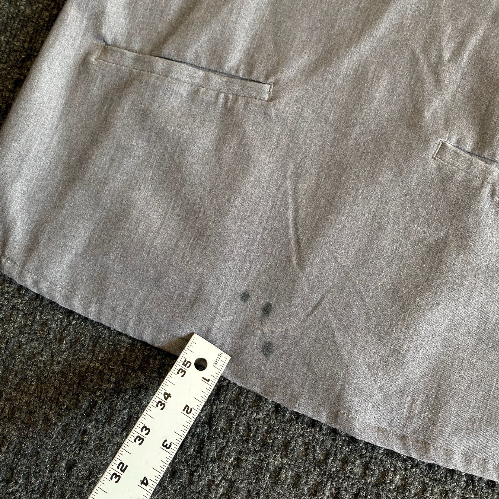 Vintage FIGS Scrub Top Shirt V Neck 2 Pocket Gray Women's S FAST SHIPPING Size S / US 4 / IT 40 - 7 Thumbnail