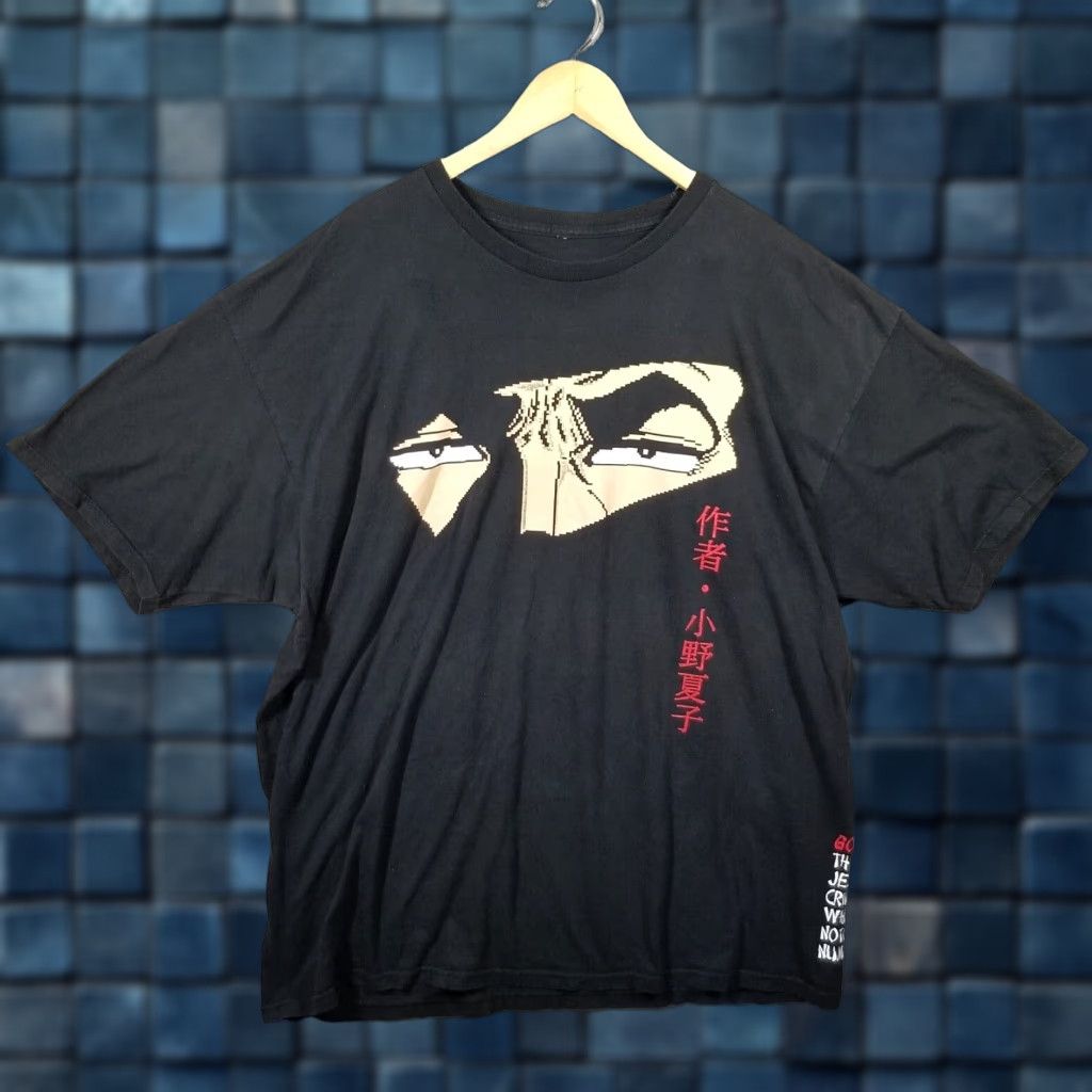 NATSUKO ONO Japanese manga Shirt Men XXL T-Shirt Black 2XL Anime Logo Mens