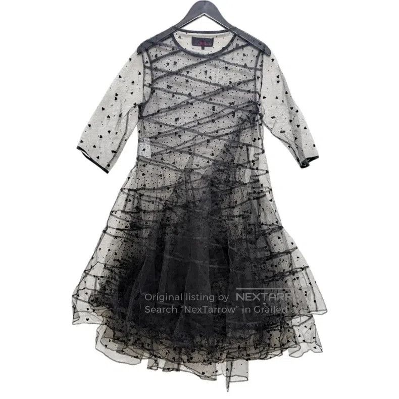 Comme des Garcons Comme Des Garcons Sheer heart-shaped dress Size M / US 6-8 / IT 42-44 - 3 Thumbnail