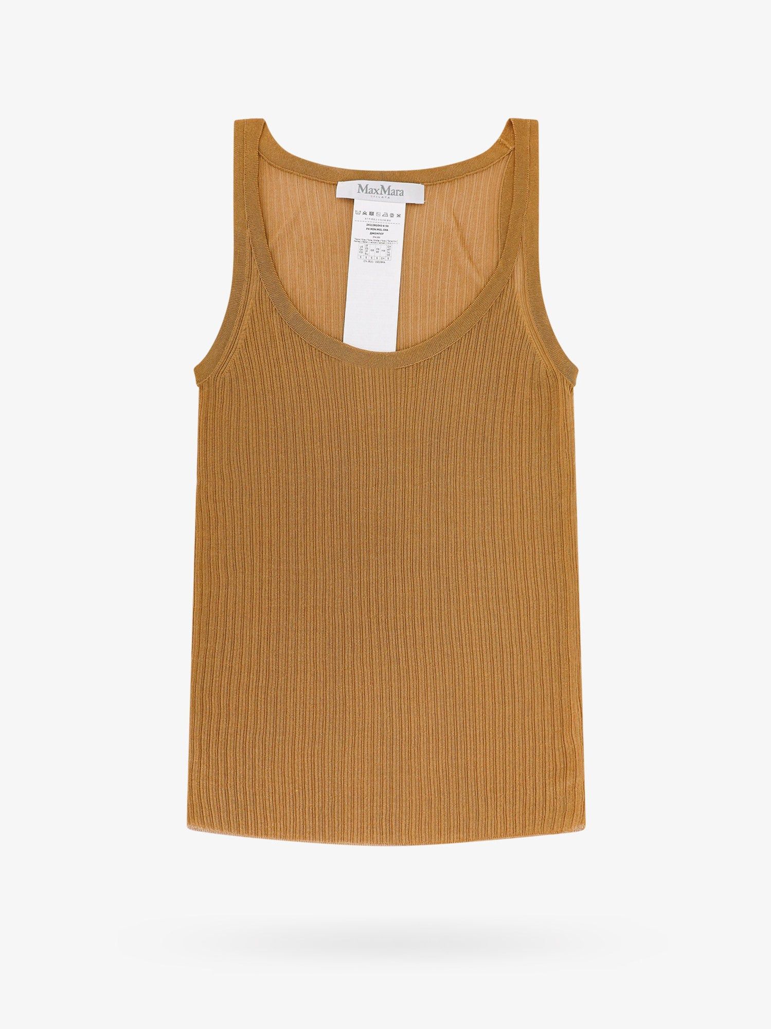 image of Max Mara Bastia Woman Brown Top, Women's (Size Large)