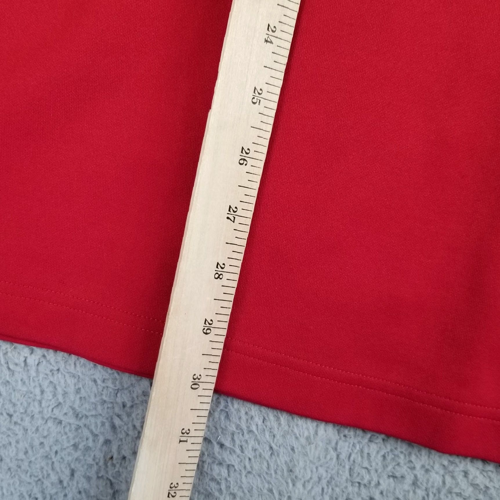Nike Vintage Nike Shirt Men Large Red Mini Swoosh Sewn Y2K Gray Tag Ringer Jersey Size US L / EU 52-54 / 3 - 4 Thumbnail