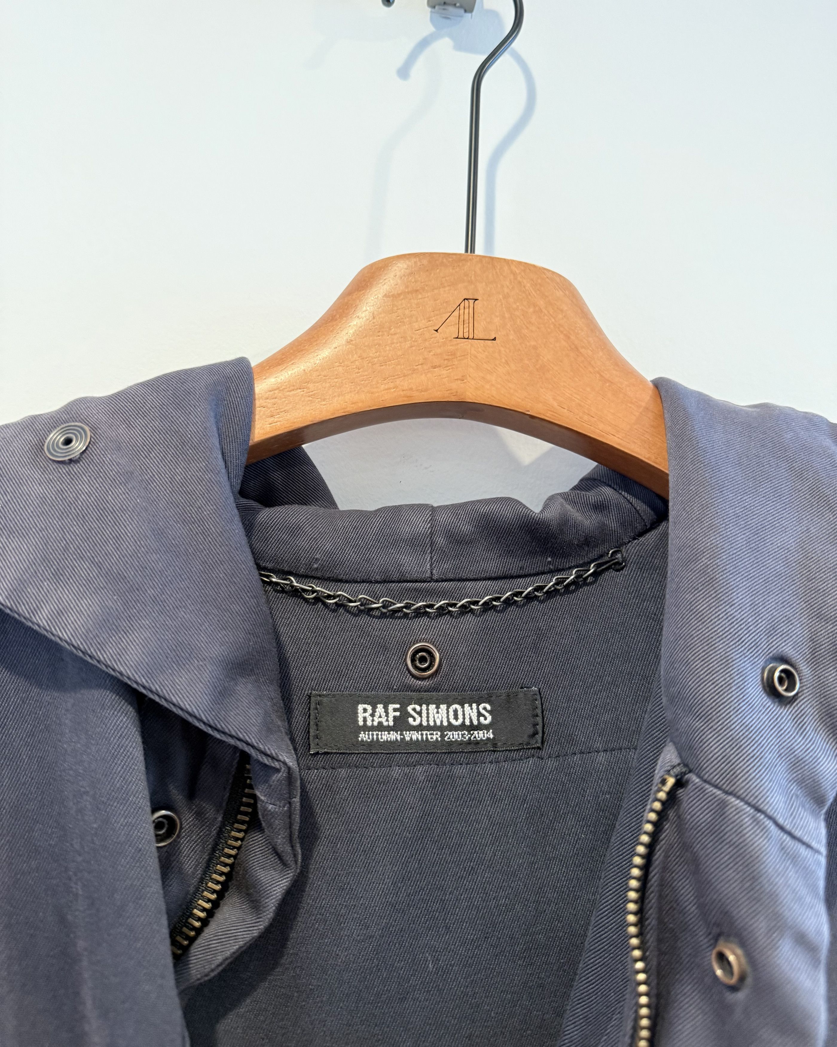 Raf Simons Raf Simons Aw2003 Closer New Order Colleges Parka Size US S / EU 44-46 / 1 - 5 Thumbnail