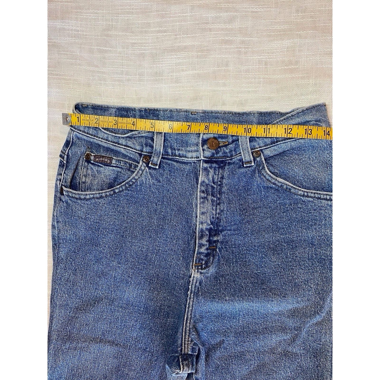 Rider Boot Co. Vintage Riders blue denim jeans Size S Size 28" / US 6 / IT 42 - 6 Thumbnail