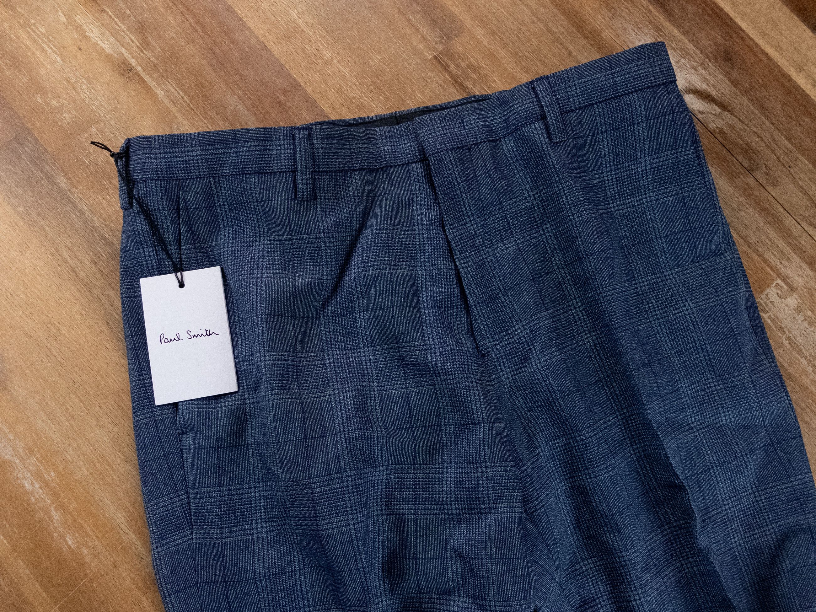 Paul Smith PAUL SMITH mainline blue plaid wool dress pants Size 32 Size US 32 / EU 48 - 2 Thumbnail