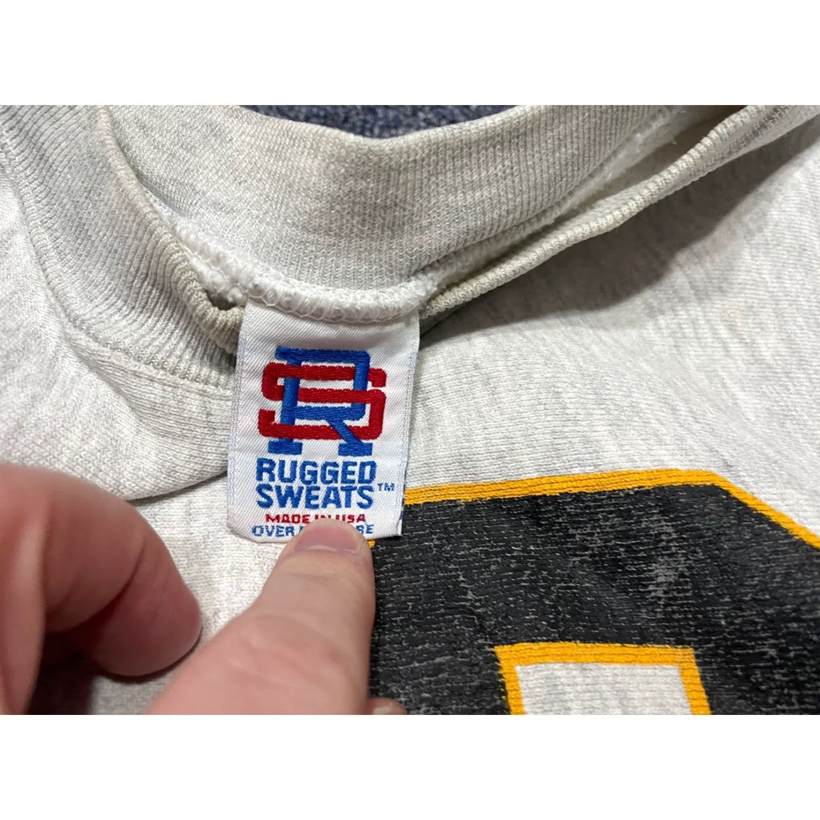 Vintage VINTAGE Wrestling Sweatshirt Crewneck XL Men Gray 90s Heavyweight E6 USA Size US XL / EU 56 / 4 - 4 Thumbnail