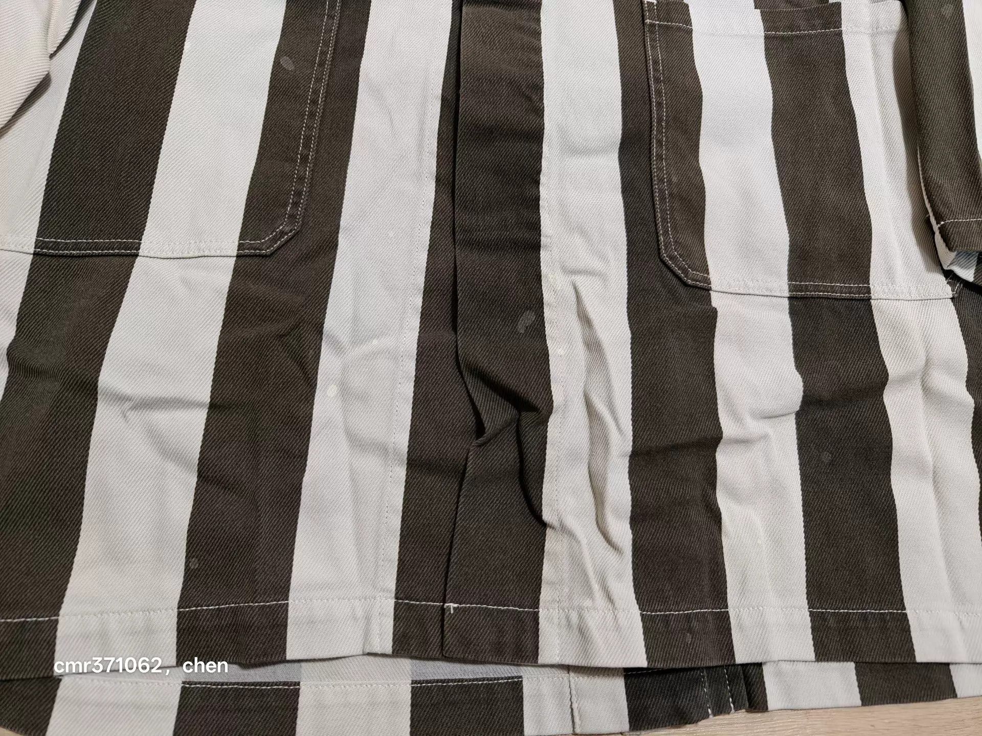 Visvim VISVIM 19SS CECILE SERVICE COAT black1 striped size M Size US M / EU 48-50 / 2 - 4 Thumbnail