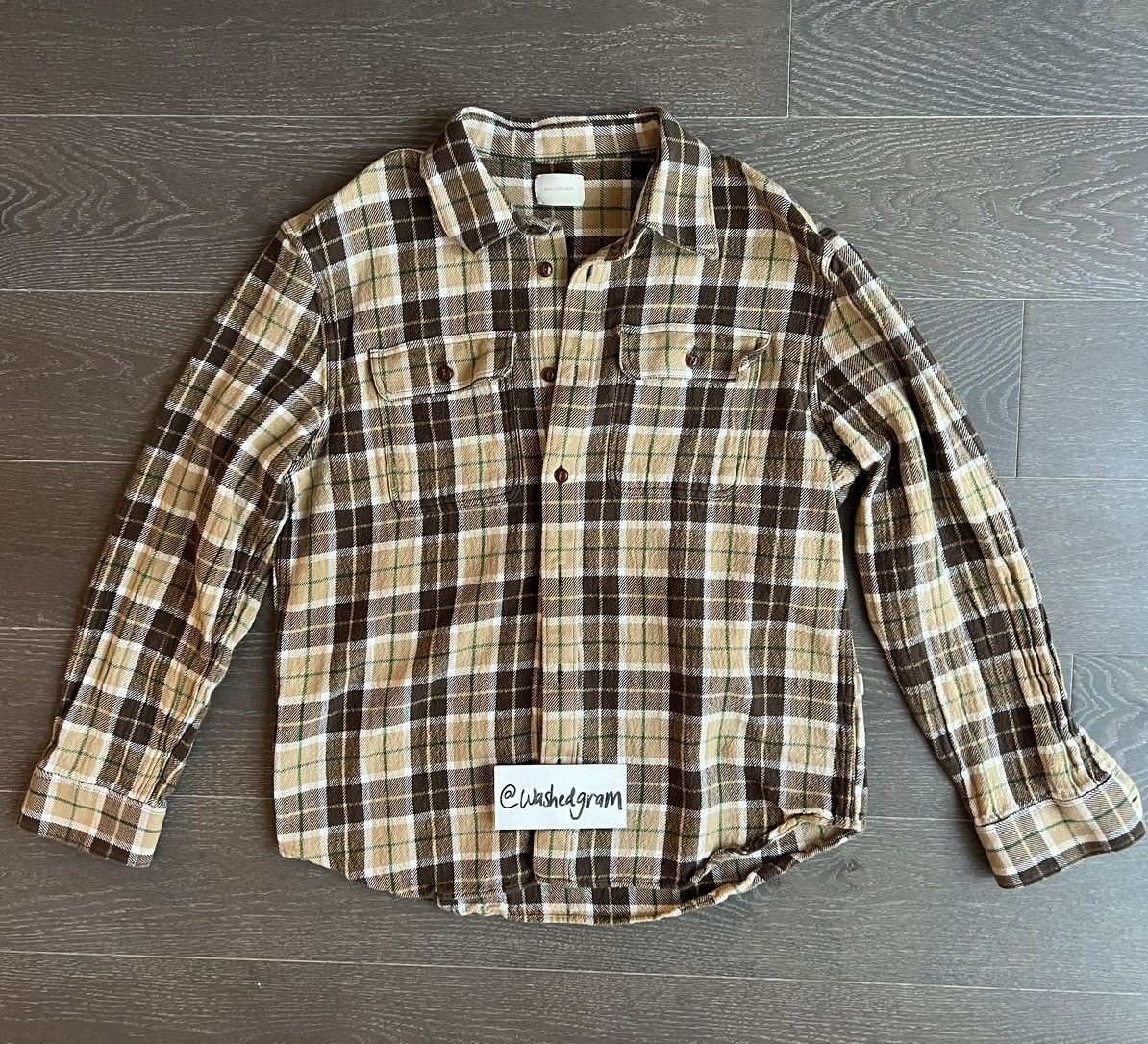 Aime Leon Dore Plaid Cotton Flannel Shirt | Grailed
