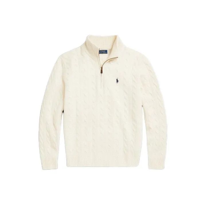 Polo Ralph Lauren Polo Ralph Lauren FW24 Cream Cable Knit Sweater Size US M / EU 48-50 / 2 - 1 Thumbnail