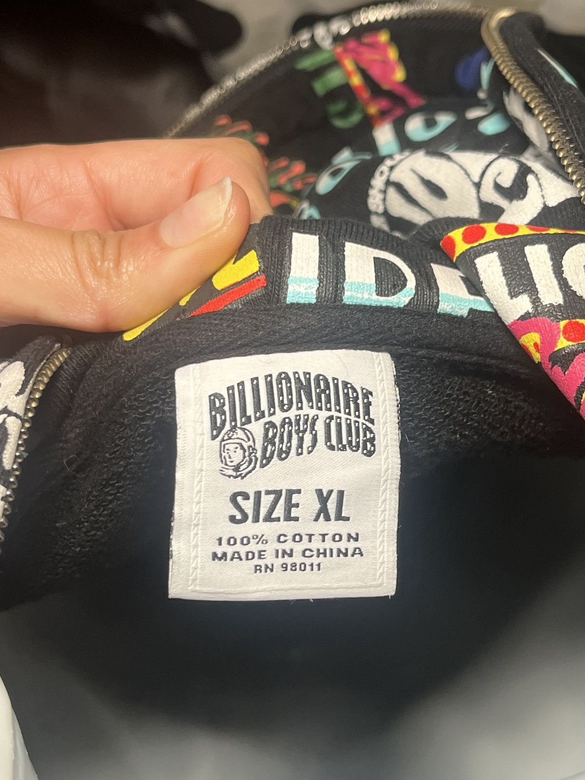 Billionaire Boys Club Billionaire Boys Club “Showtime” Zip-Up Hoodie Size US XL / EU 56 / 4 - 6 Thumbnail