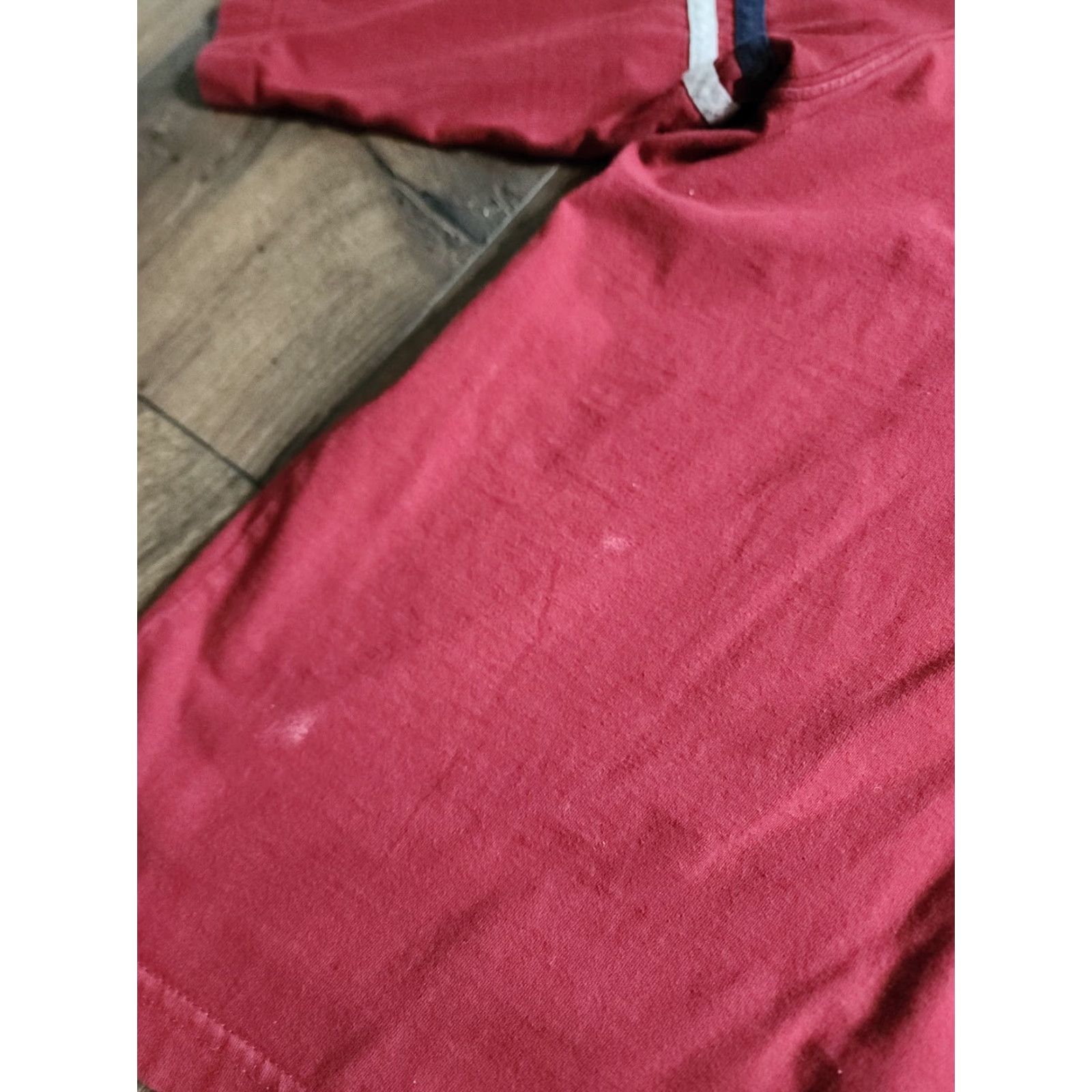 Disney Womens Disney Winnie The Pooh T Shirt Distressed 3/4 Sleeve Red 22/24 Classic Modern Vintage T-Shirt Mens Womens Girls Boys Size 3XL / US 20-22 - 6 Thumbnail