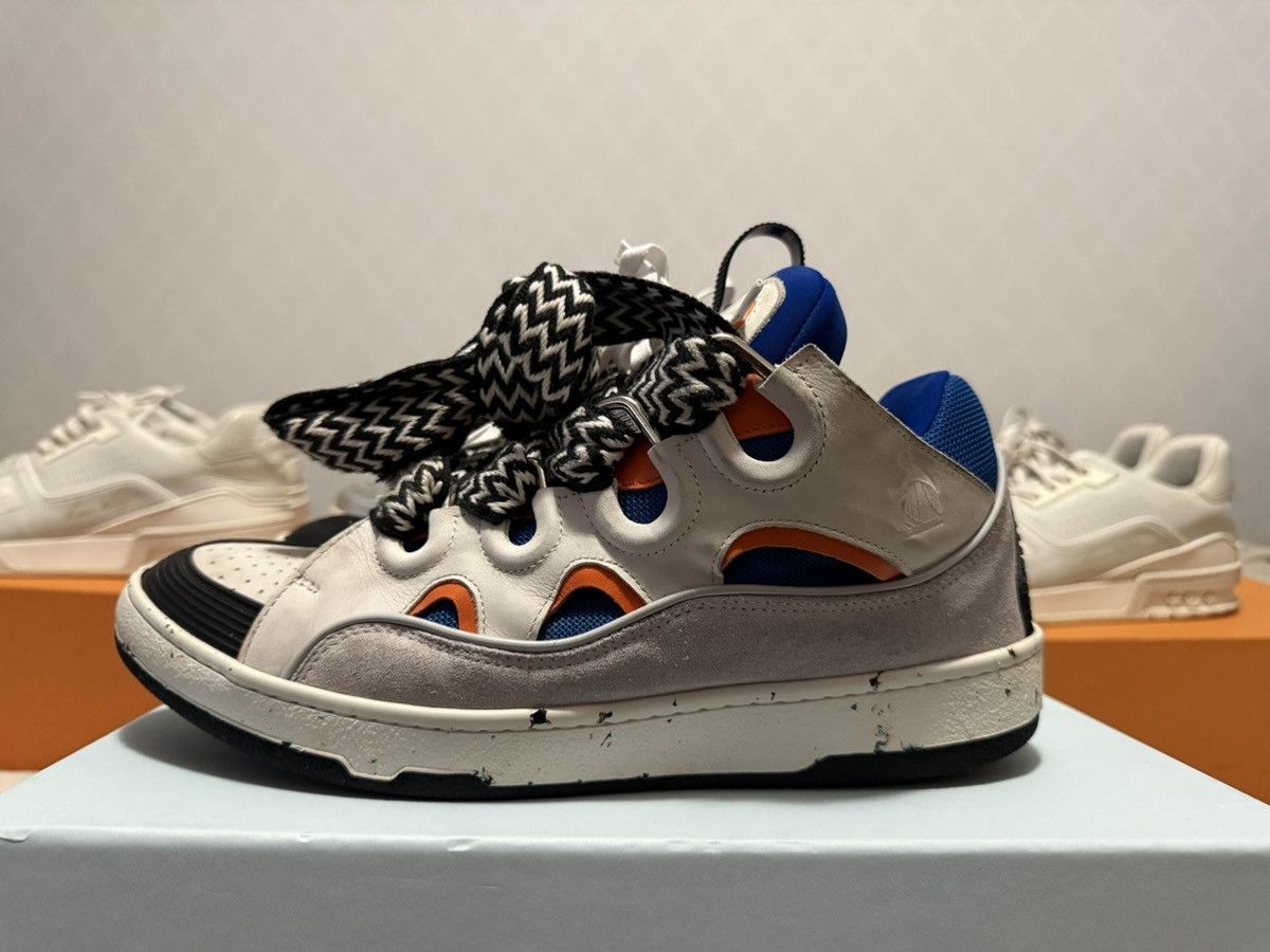 Lanvin Lanvin Curb Sneaker Orange Blue Size US 11 / EU 44 - 2 Thumbnail