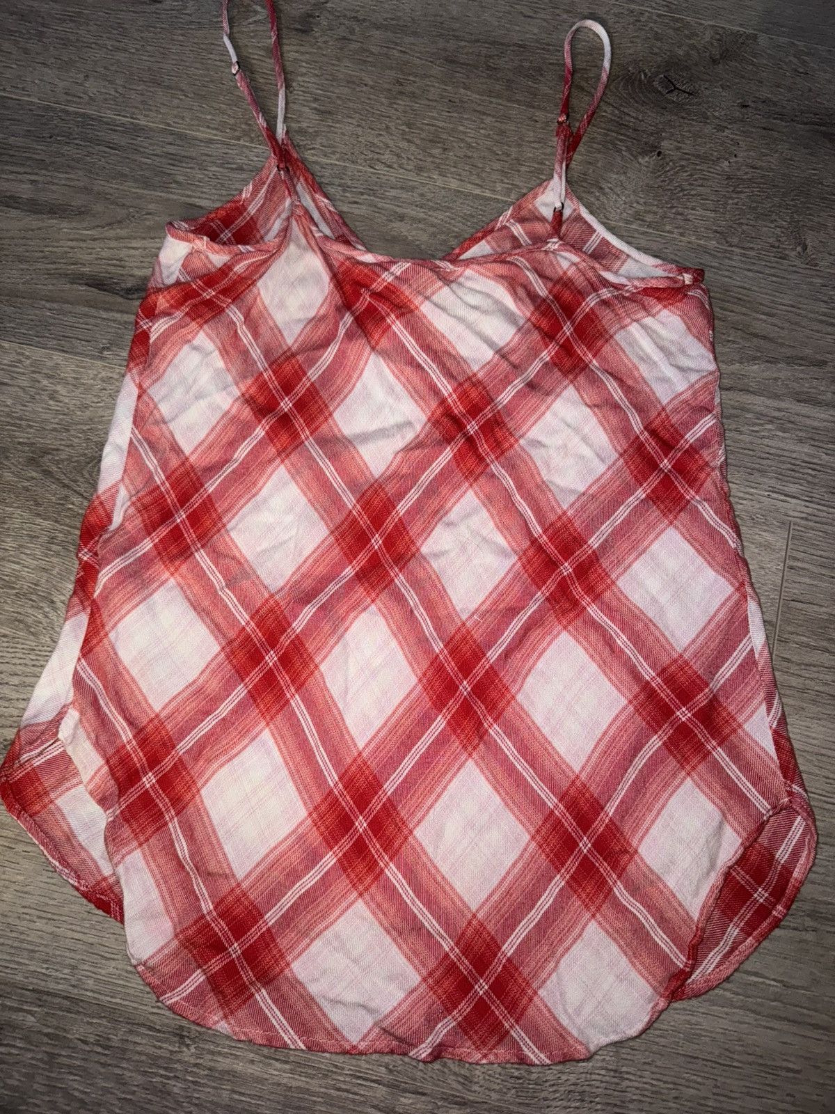 Gap GAP - Red and white Soft plaid Long Cami Size S / US 4 / IT 40 - 7 Thumbnail