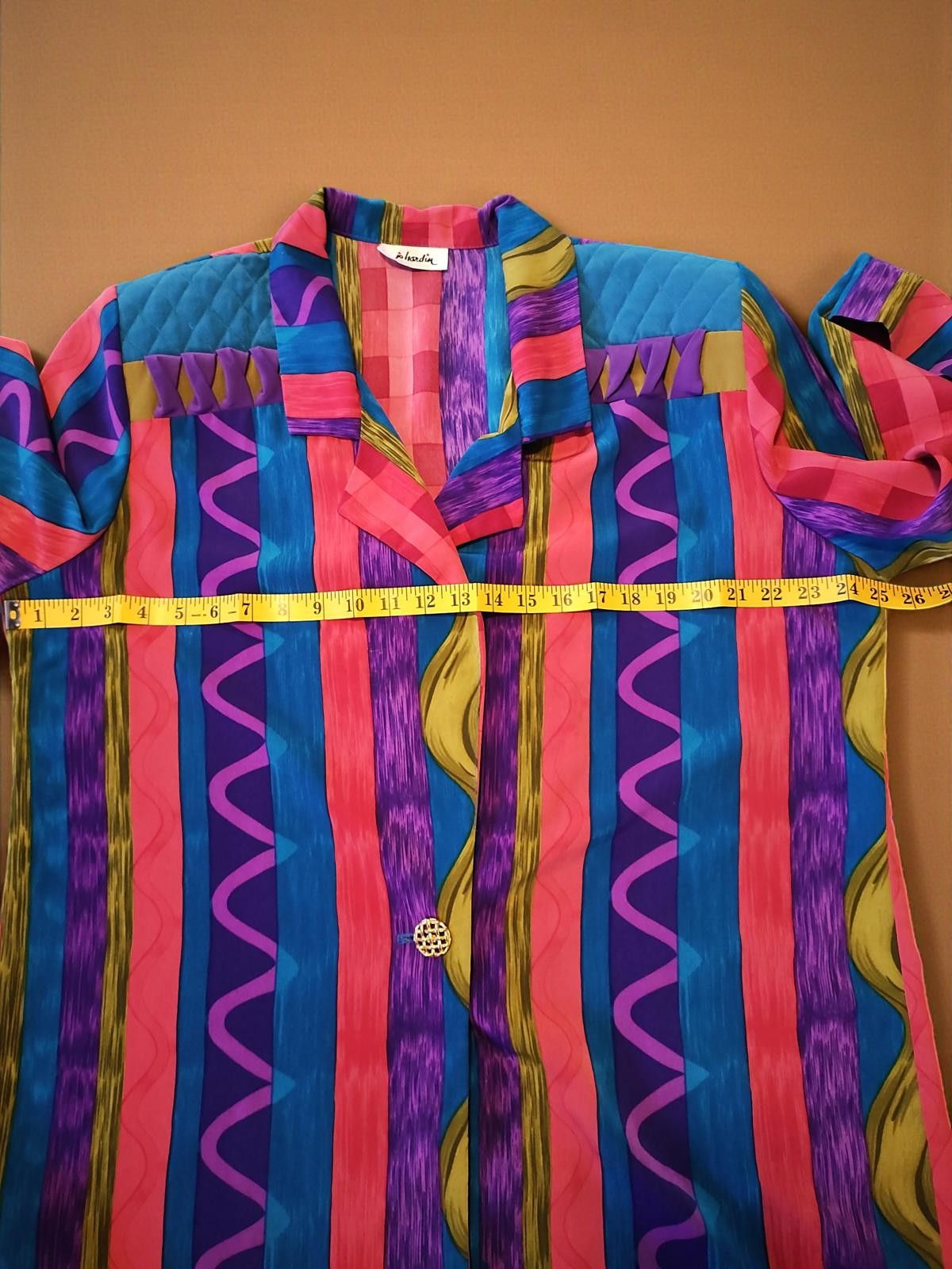 Other Vintage Jo Hardin Pop Art Chic Blazer & Blouse Set Size XXL / US 16-18 / IT 52-54 - 4 Thumbnail