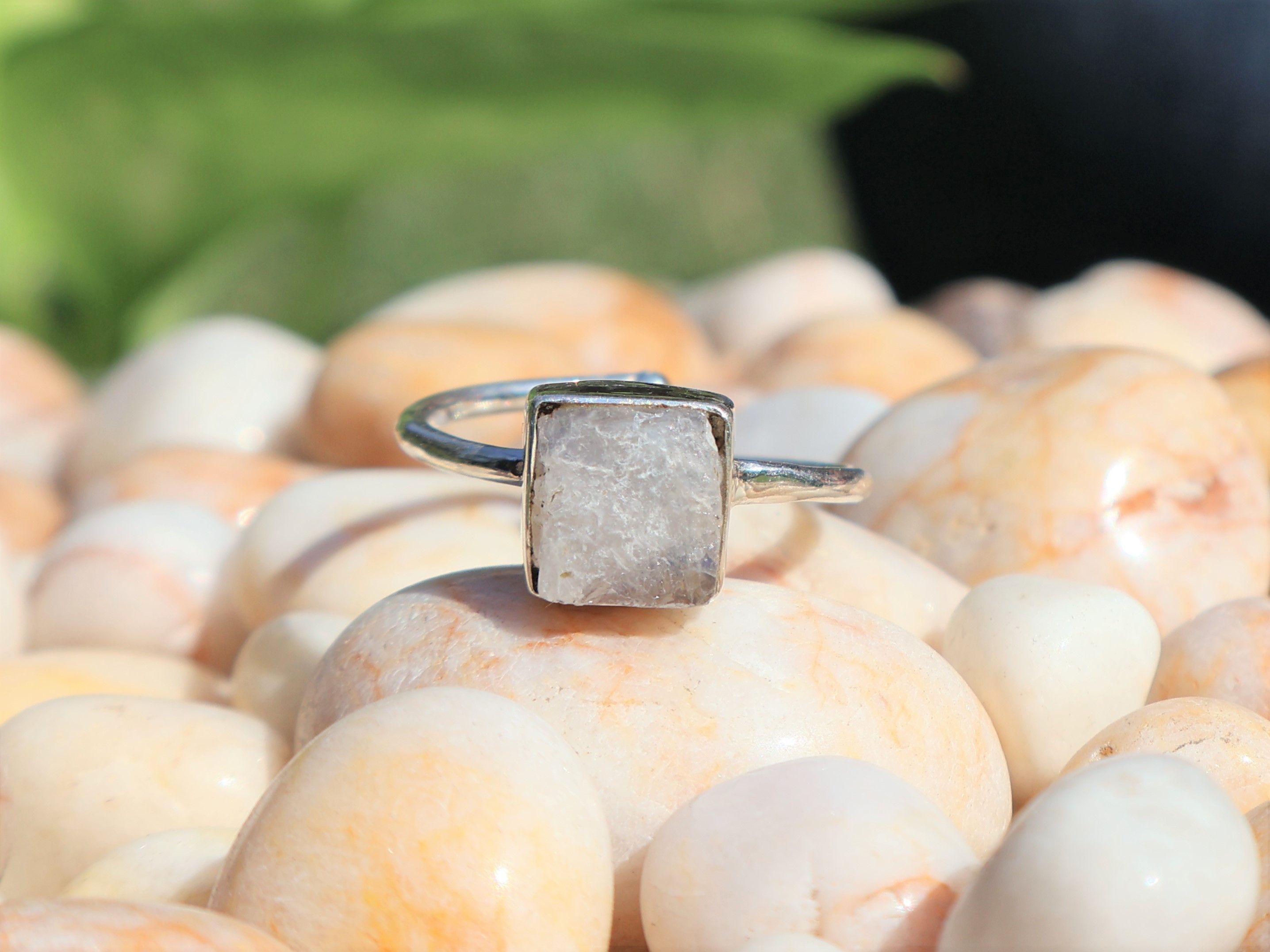 Handmade Moonstone Ring, 925 Sterling Silver Jewelry, Handmade Ring Size ONE SIZE - 1 Thumbnail