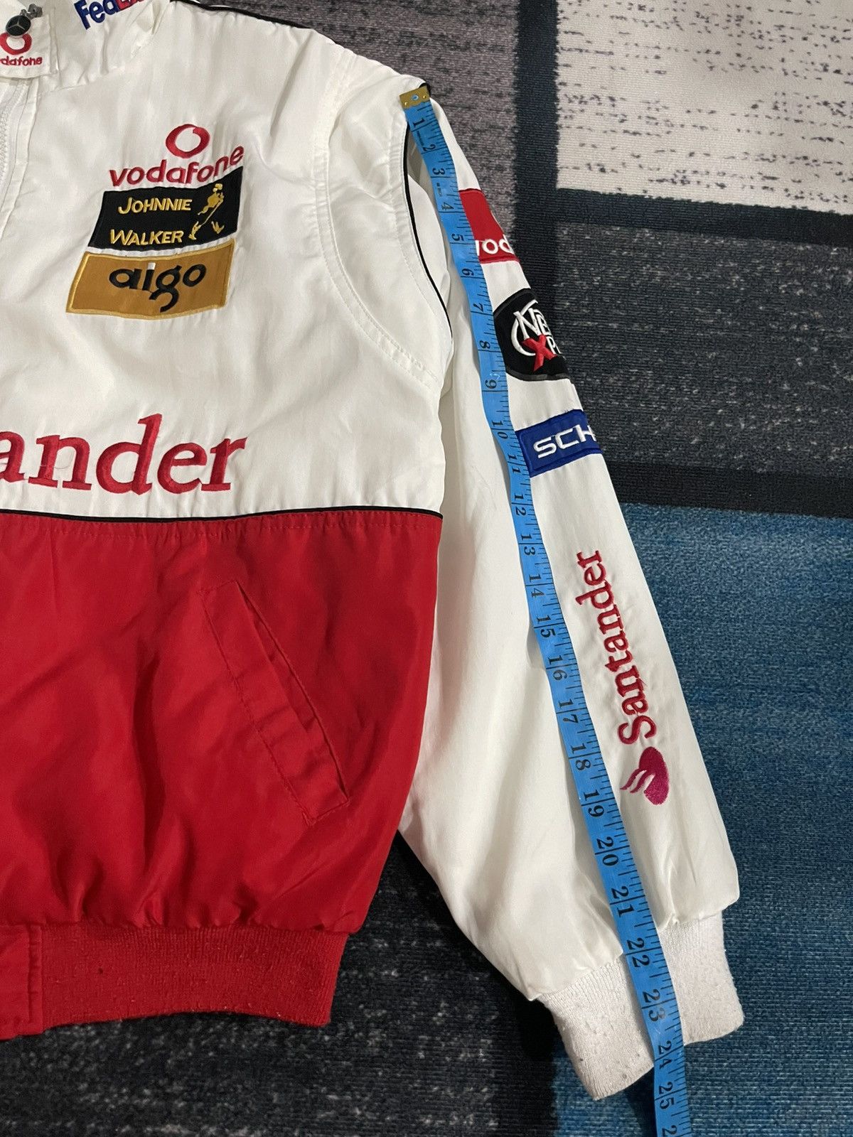 Mercedes-Benz Vintage Mercedez Benz Mc Laren Vodafone Racing Jacket Size US XL / EU 56 / 4 - 13 Thumbnail