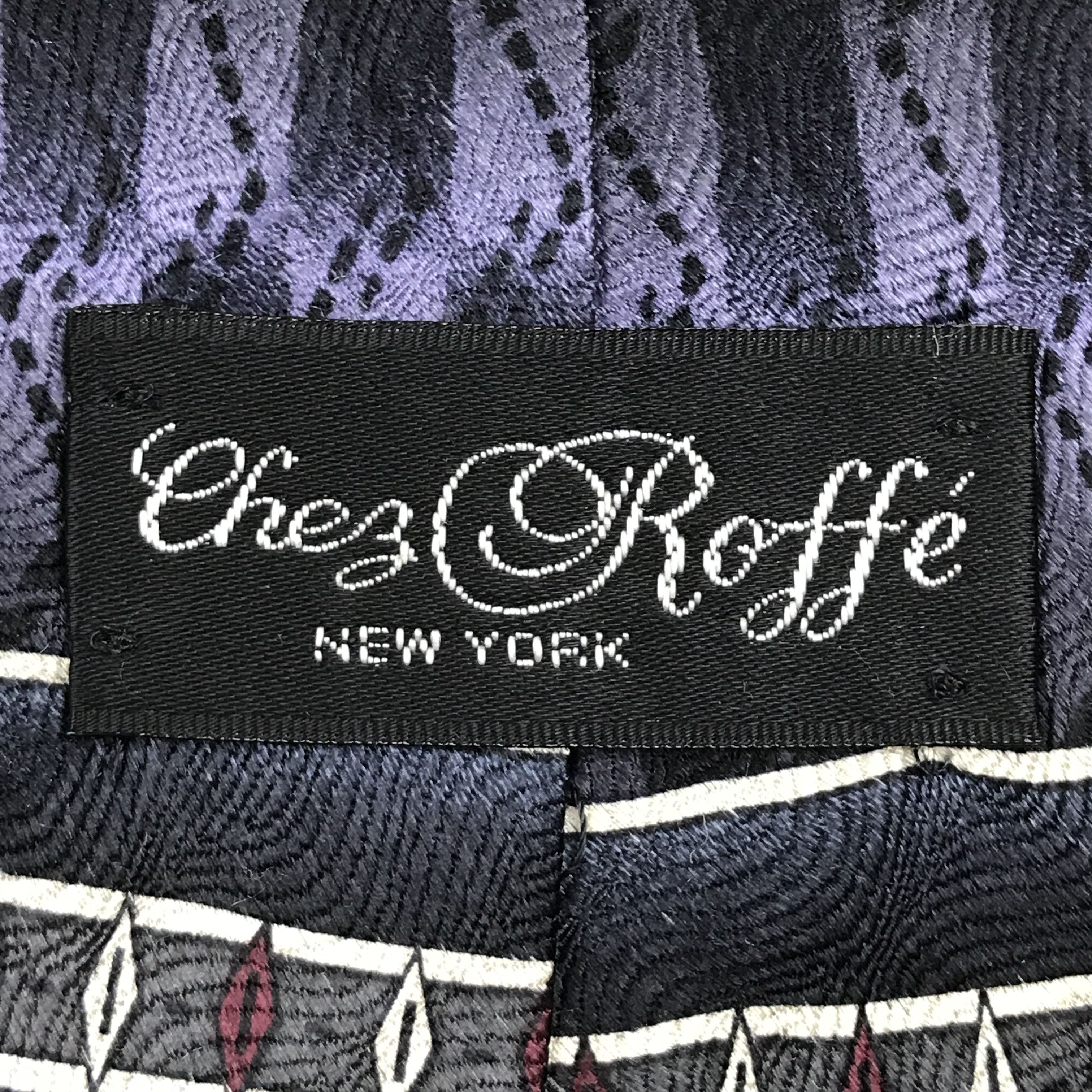 Designer × Vintage Vintage Chez Roffe Silk Necktie Size ONE SIZE - 8 Thumbnail