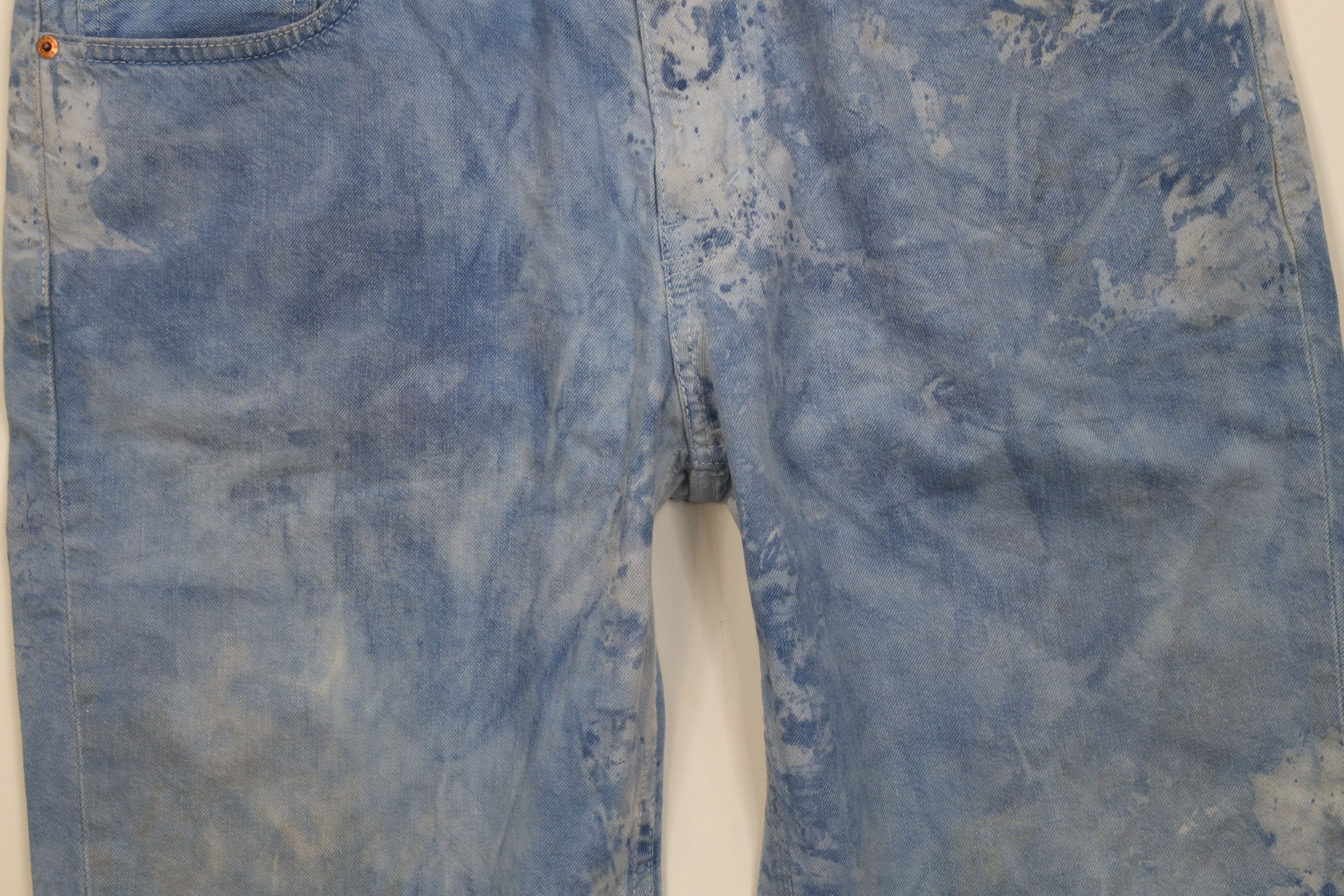 Levi's Vintage Y2K Levis 511 Off Acid Wash Denim Jean Shorts Jorts Size US 38 / EU 54 - 3 Thumbnail