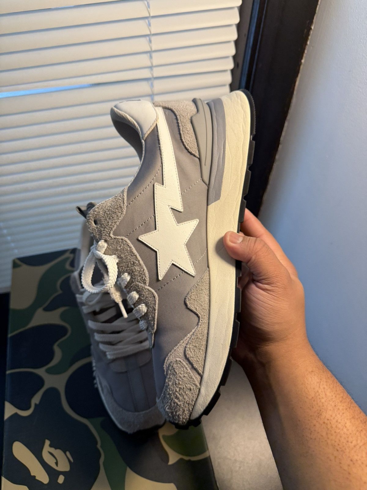 Bape Bape Roadsta Express Grey Size 11 US / 44 EU Size US 11 / EU 44 - 10 Thumbnail