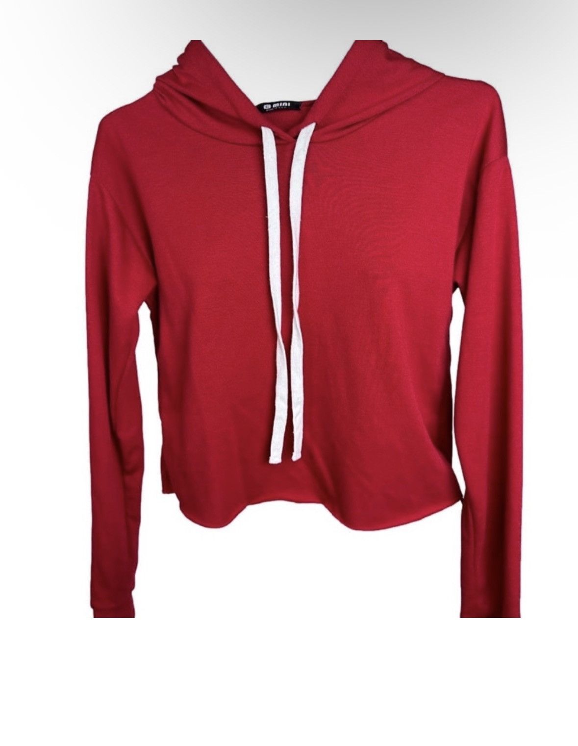 Other Women's Red Hooded Long-Sleeve Top with Drawstring Size S / US 4 / IT 40 - 3 Thumbnail
