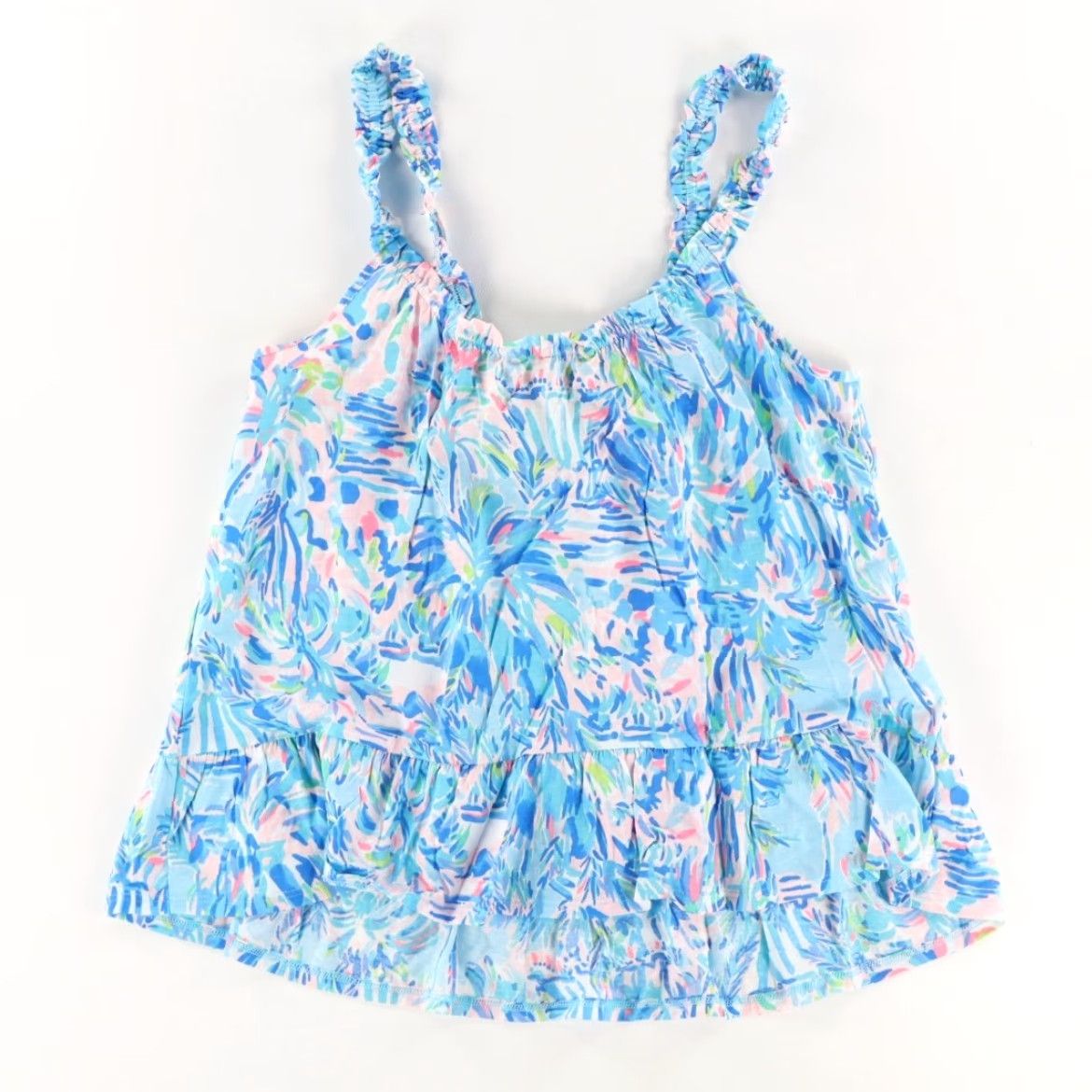 Lilly Pulitzer Lilly Pulitzer Loro Cabana Cocktail All Over Print Shirt Blue Women's M Size M / US 6-8 / IT 42-44 - 4 Thumbnail