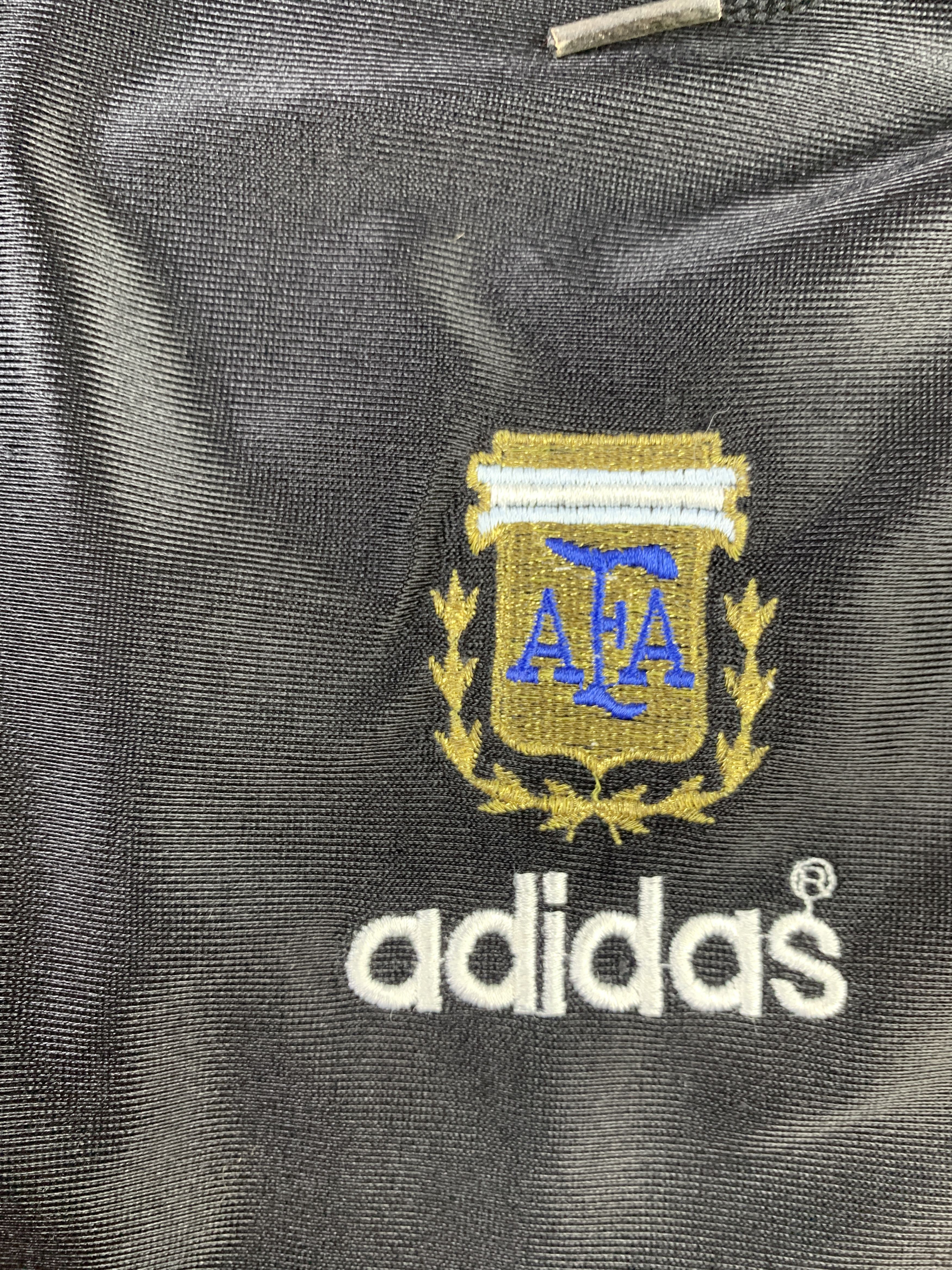 Adidas 1994-1996 Adidas Argentina FC Black Shorts (27 to 30) Size 27" / US 4 / IT 40 - 4 Thumbnail