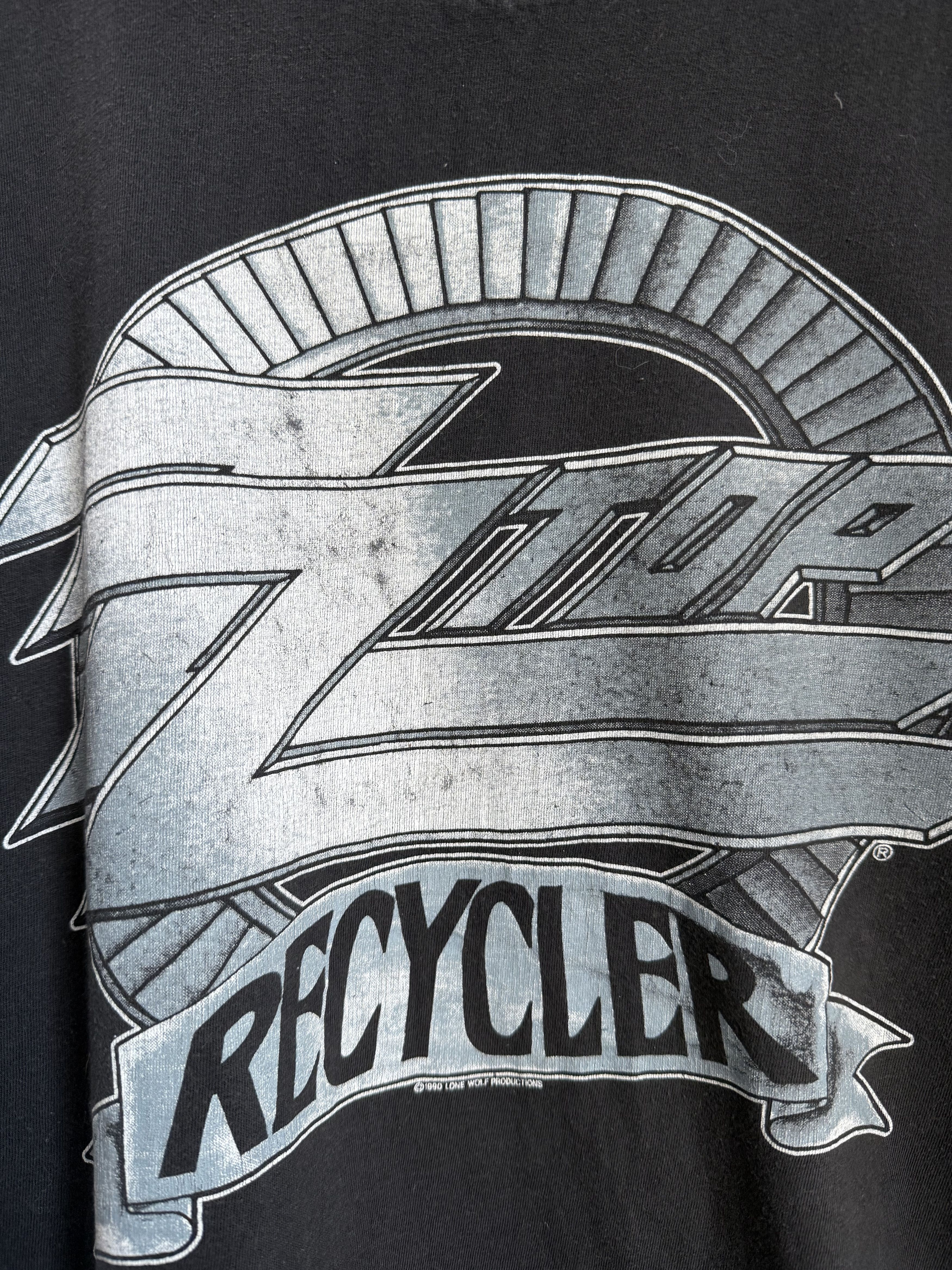 Band Tees × Vintage vintage ZZ TOP recycled tour 1991 t-shirt Size US XL / EU 56 / 4 - 3 Thumbnail