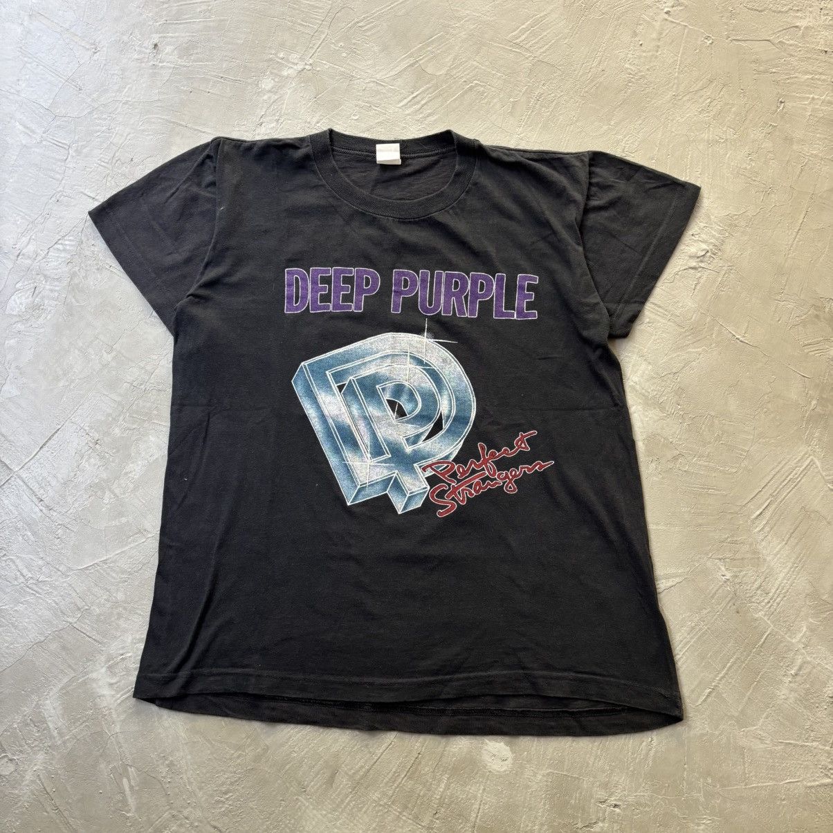 Band Tees Vintage 1985 Deep Purple Perfect Strangers Tour Shirt Size US M / EU 48-50 / 2 - 1 Thumbnail