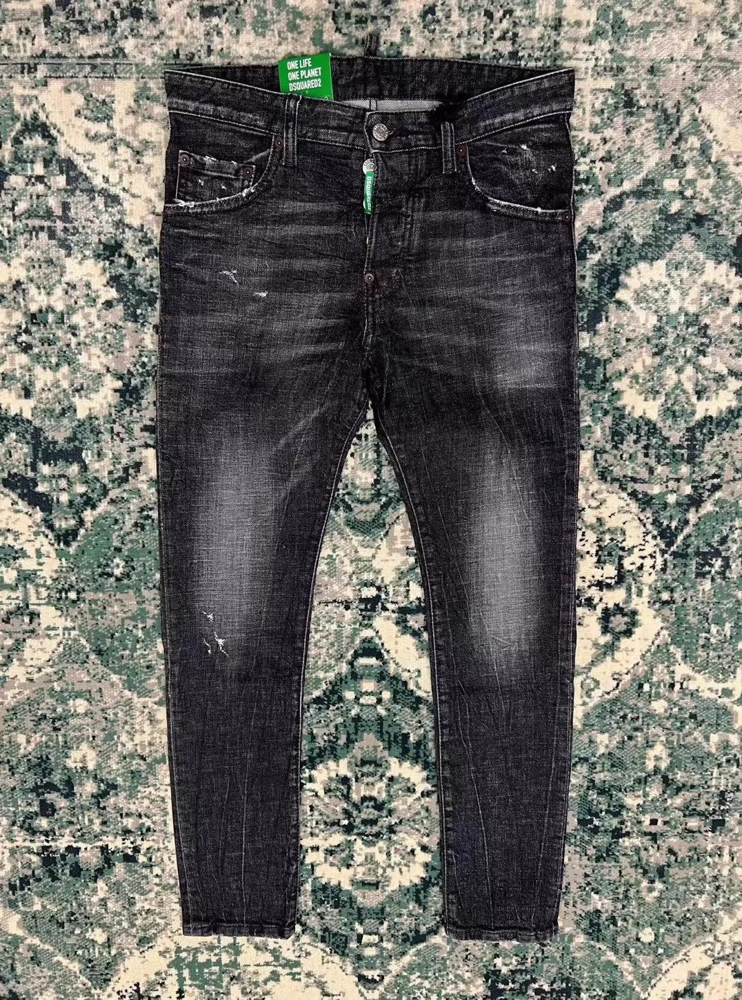 Dsquared2 Gray Denim Jeans with Distressed Details Size US 30 / EU 46 - 1 Thumbnail