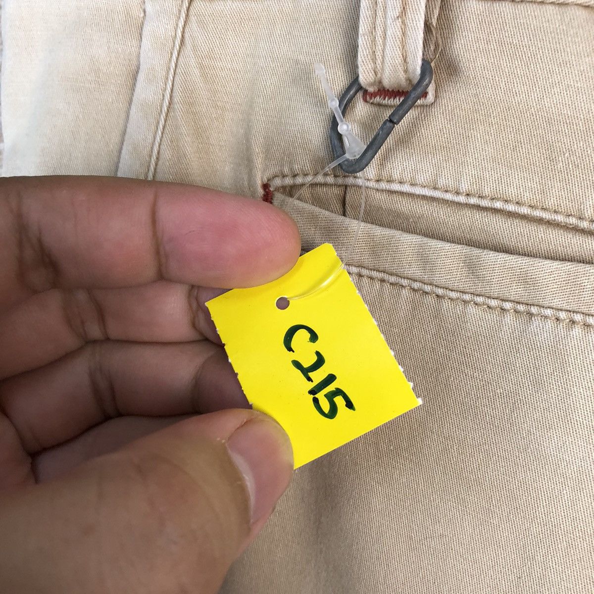 Schlussel DL Schlussel Brown Cargo Multipocket Pants #C215 Size US 31 - 11 Thumbnail