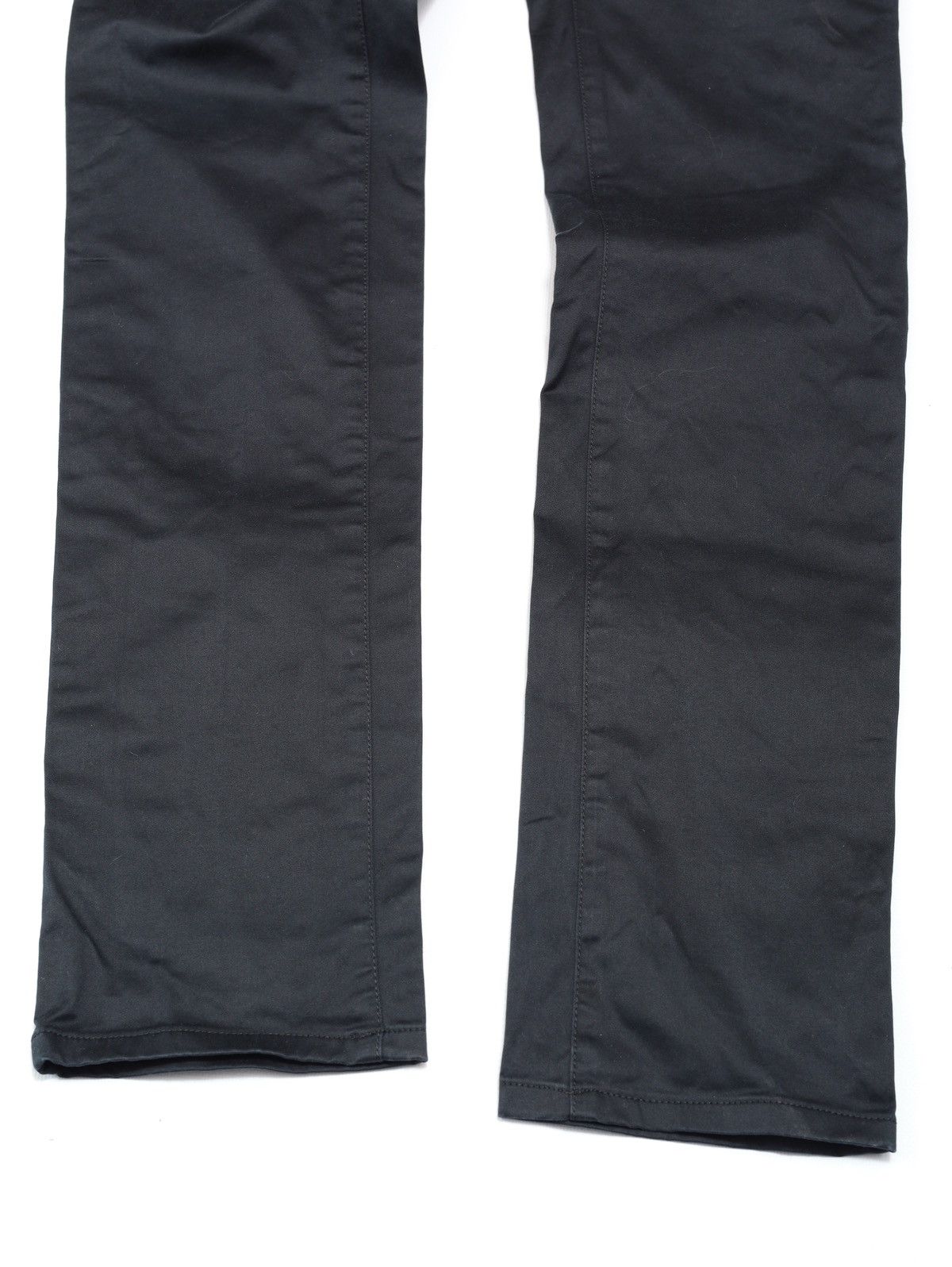Jil Sander Jil Sander Slim Black Satin Cotton Pants Canova Sateen Size 28" / US 6 / IT 42 - 10 Thumbnail