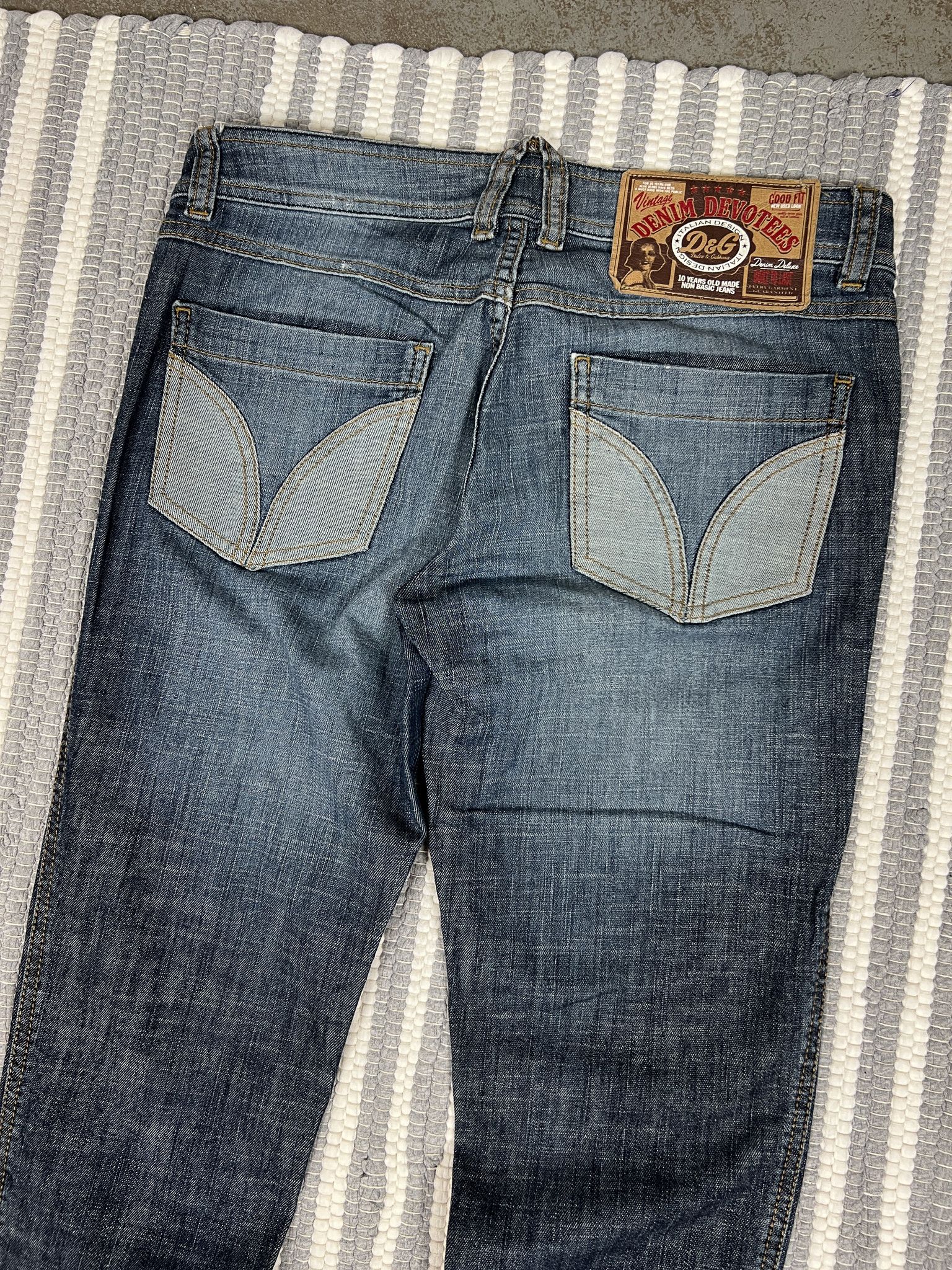 Dolce & Gabbana Vintage Dolce & Gabbana D&G Blue Denim Jeans Pants Size 24" / US 00 / IT 34 - 3 Thumbnail