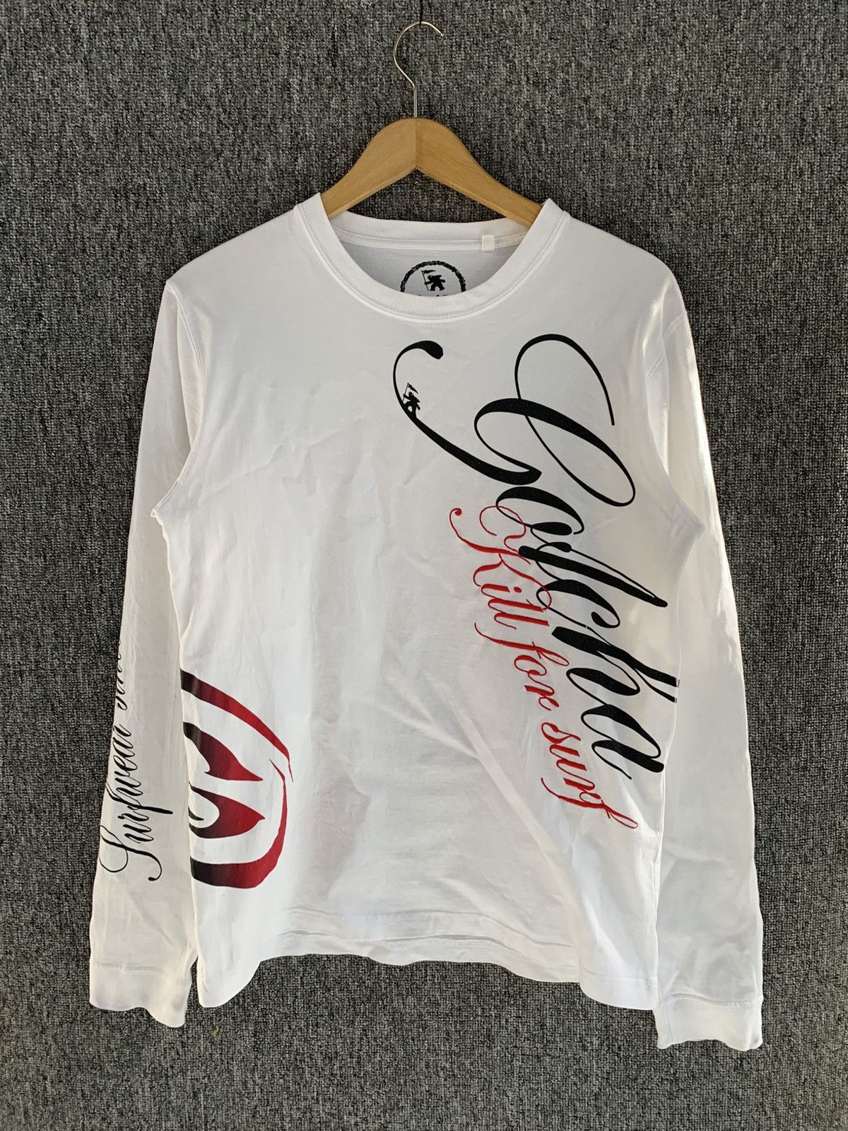 Gotcha Gotcha Japanese Surf Style Gothic Poem Long Sleeve | Grailed