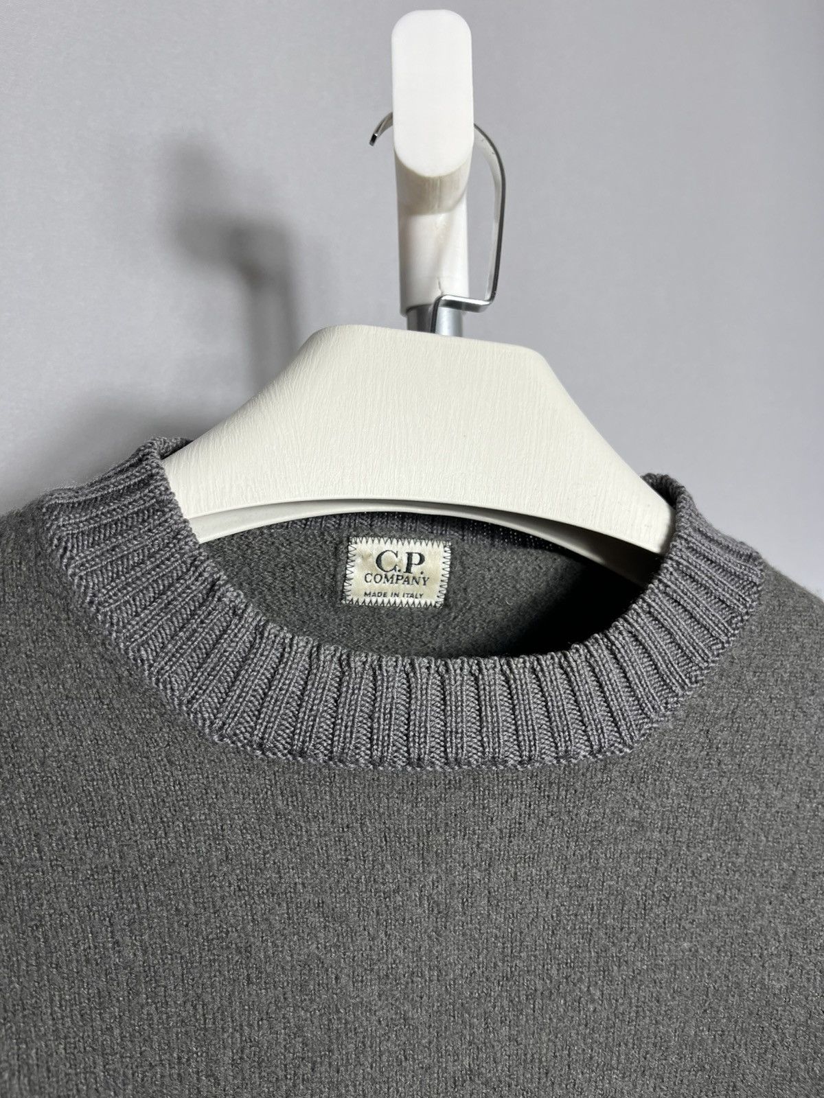 C.P. Company CP Company knit sweater wool mens grey vintage 90s italy Size US M / EU 48-50 / 2 - 6 Thumbnail