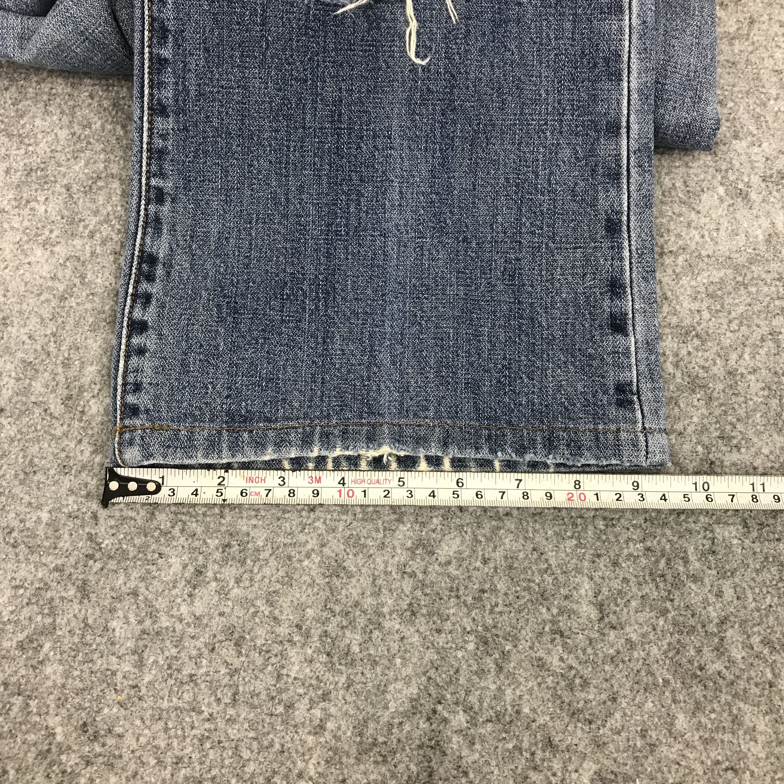 Japanese Brand × Wrangler FLARE WRANGLER DENIM BOOTCUT DISTRESSED JENAS PANTS Size US 33 - 13 Thumbnail