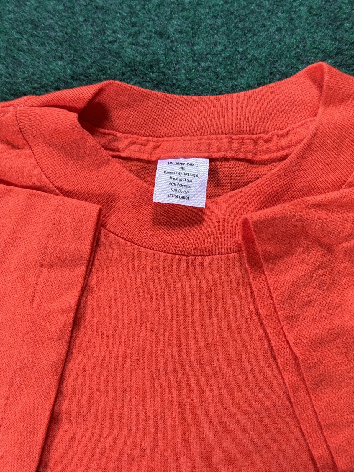 Vintage Vintage 90s Jack O Latern Halloween Single Stitch T Shirt Size US L / EU 52-54 / 3 - 3 Thumbnail