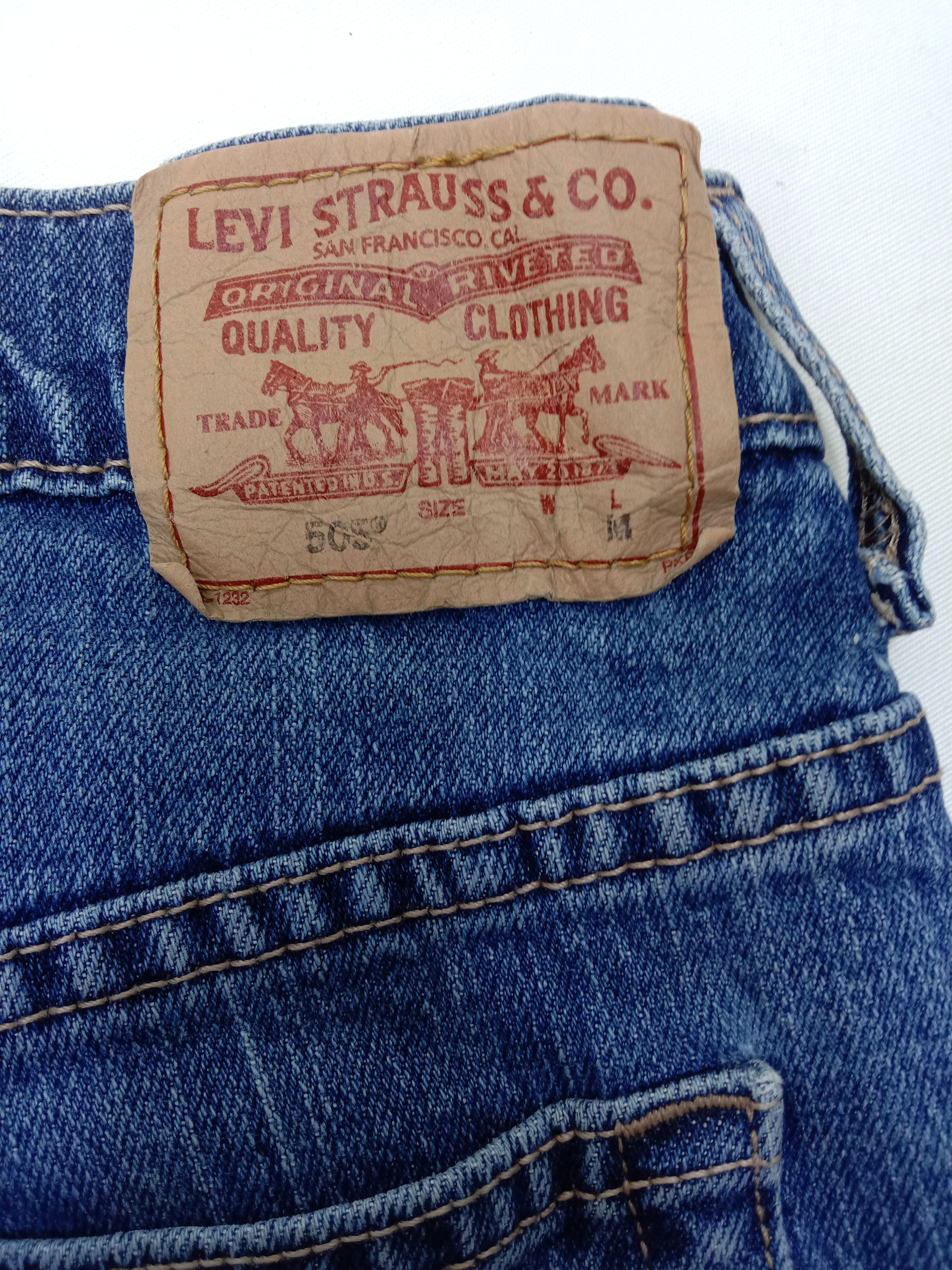 Levi's Vintage Levi's 505 Jeans Nouveau Low Straight Denim Size 31" - 14 Thumbnail