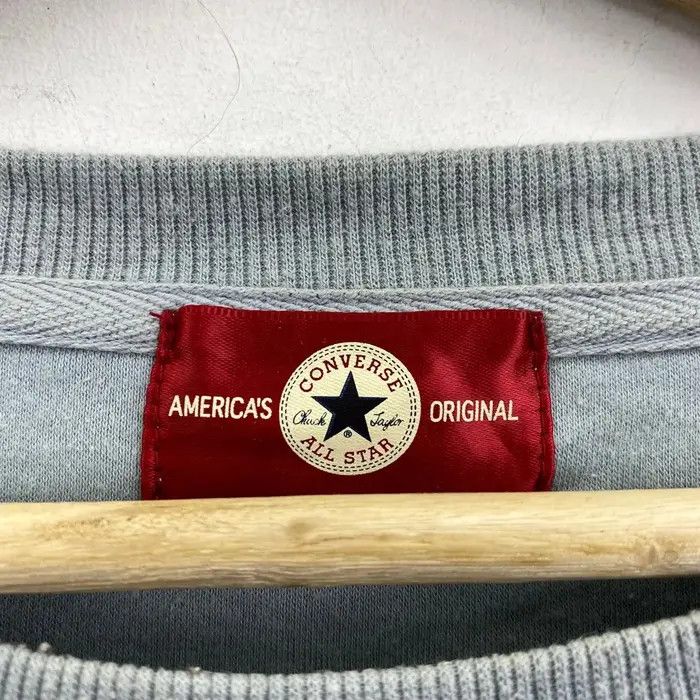 Converse Vtg 90’ CONVERSE ALL STAR Center Logo Blue Sweater Size US L / EU 52-54 / 3 - 8 Thumbnail
