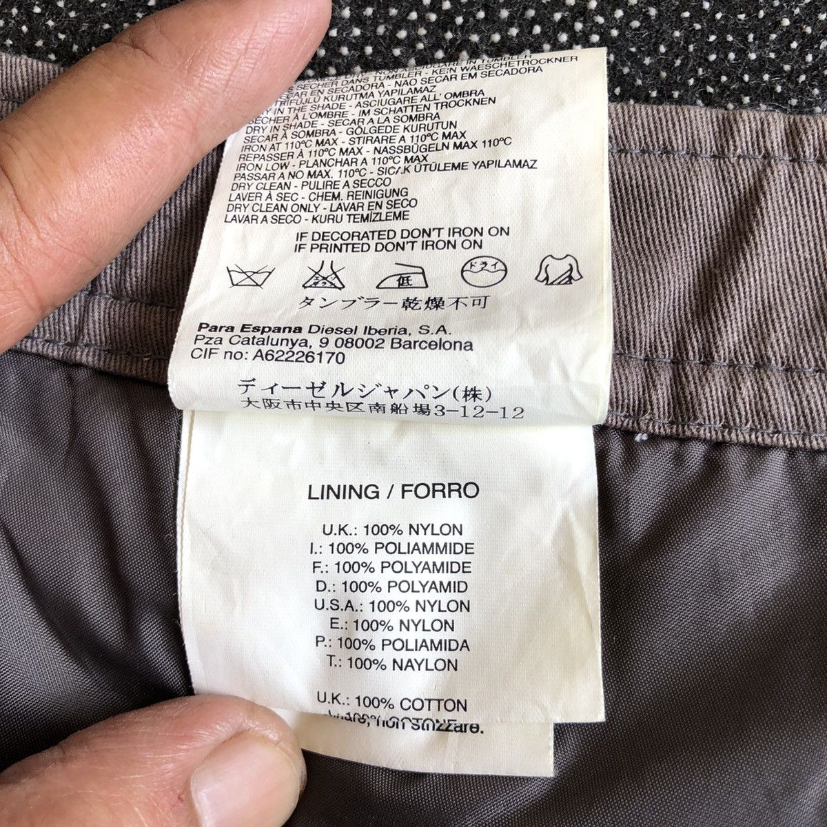 Diesel DIESEL button fly mini skirt Size 29" - 21 Thumbnail
